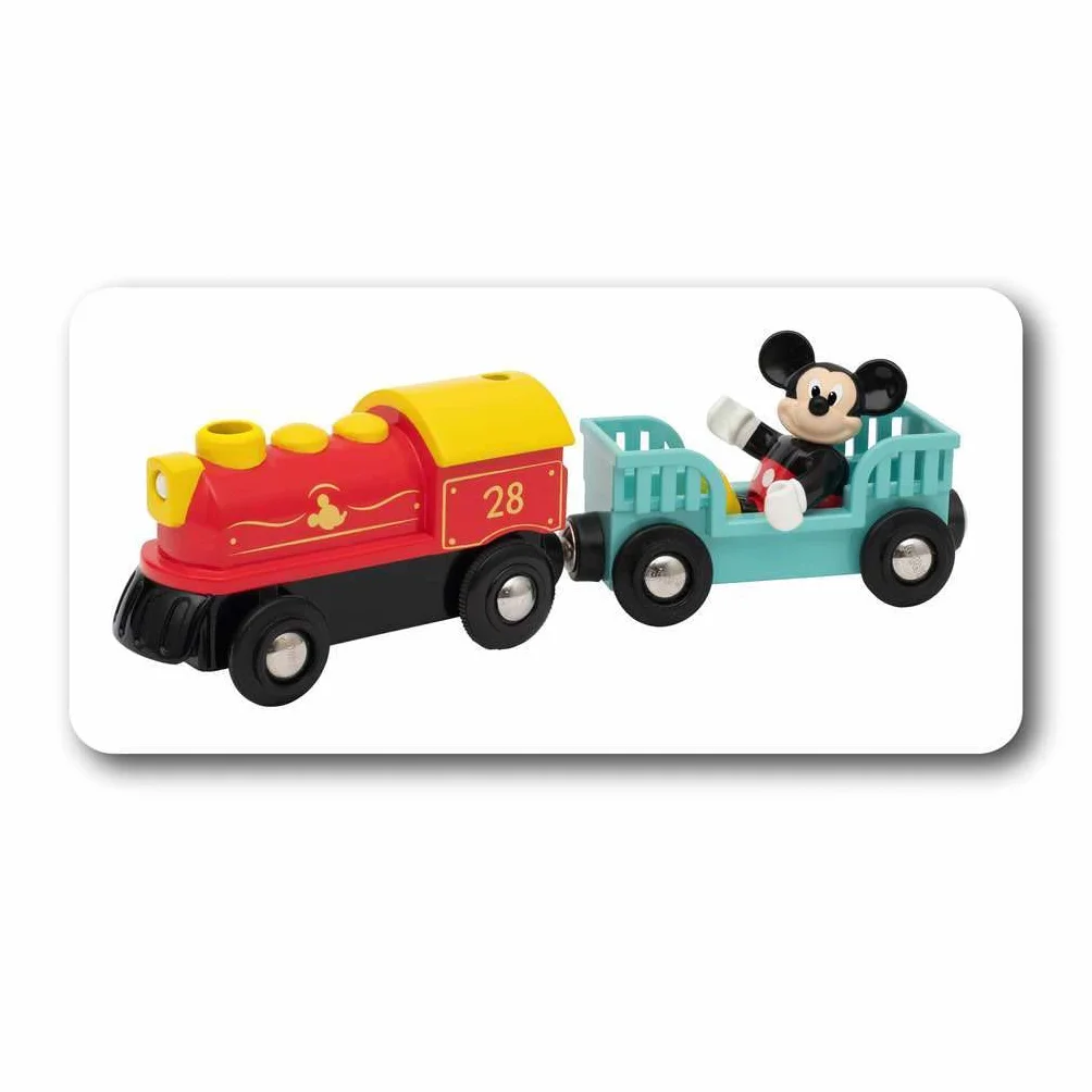 BRIO Mickey Mouse Train à pile Train électrique avec figurine Jouet dès 3 ans