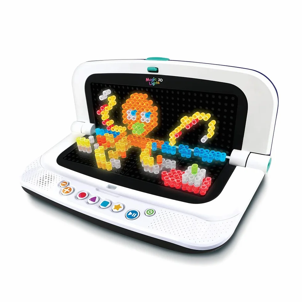 VTech Magic Lights 3D Atelier Créatif Enfant Tableaux Lumineux 2D 3D Jeu Éducatif Cadeau 5 Ans