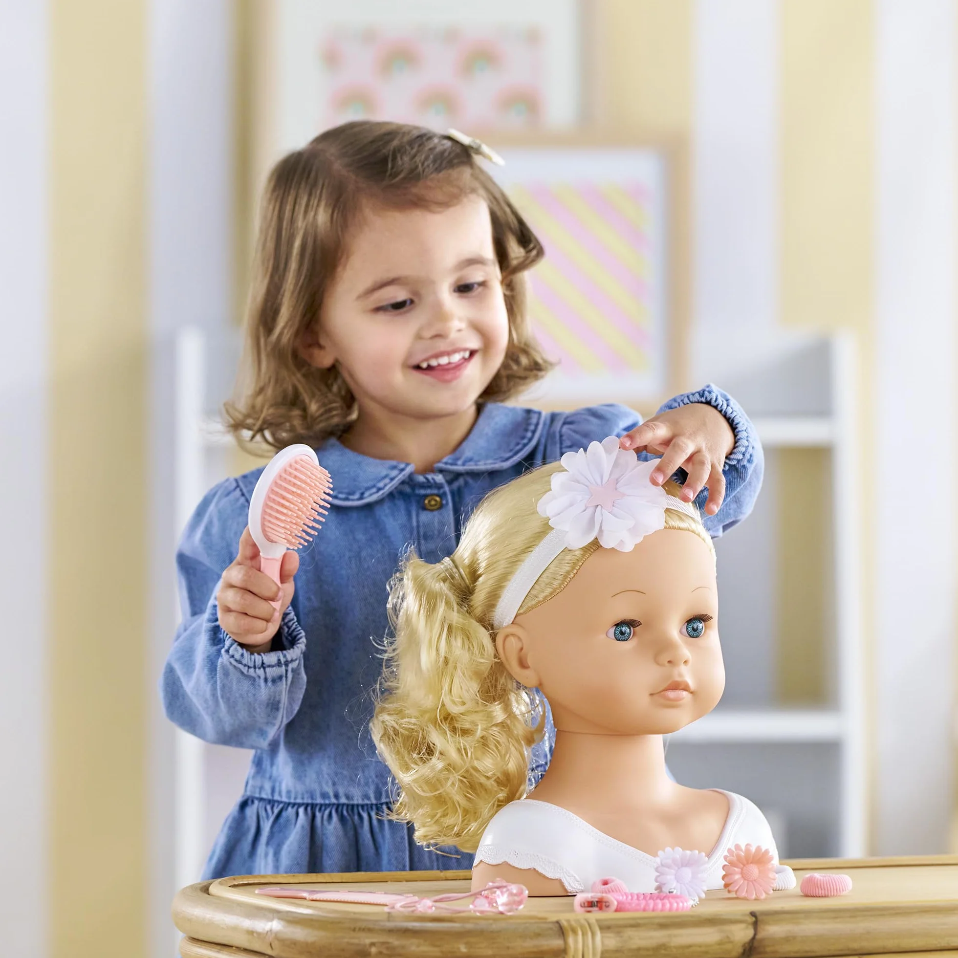 Corolle Tête à coiffer 10 Accessoires dès 3 Ans