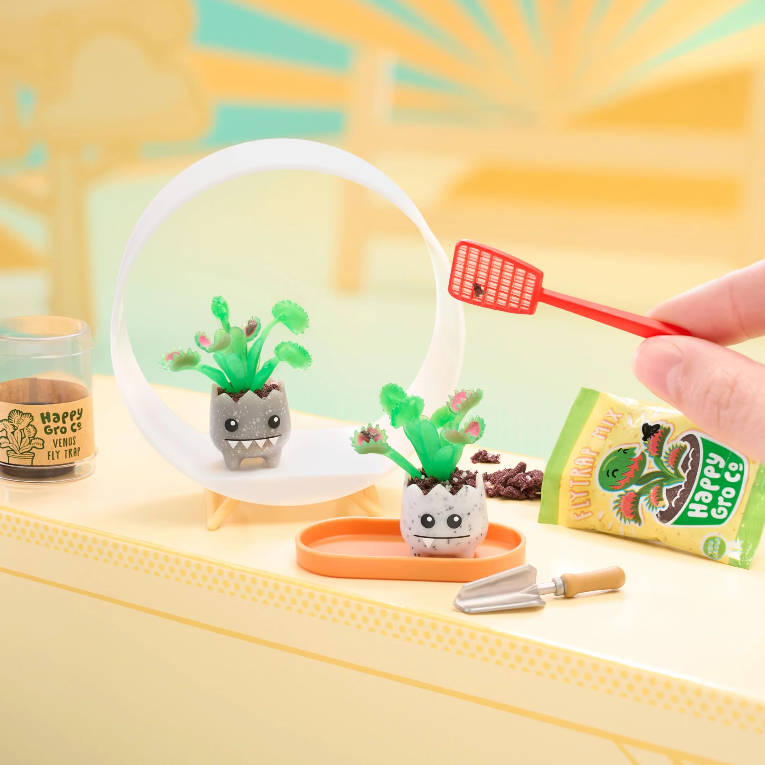 MGA's Miniverse Make It Mini Nature Series 3 - Objets à Collectionner DIY Répliques de Plantes Fleurs Jouets