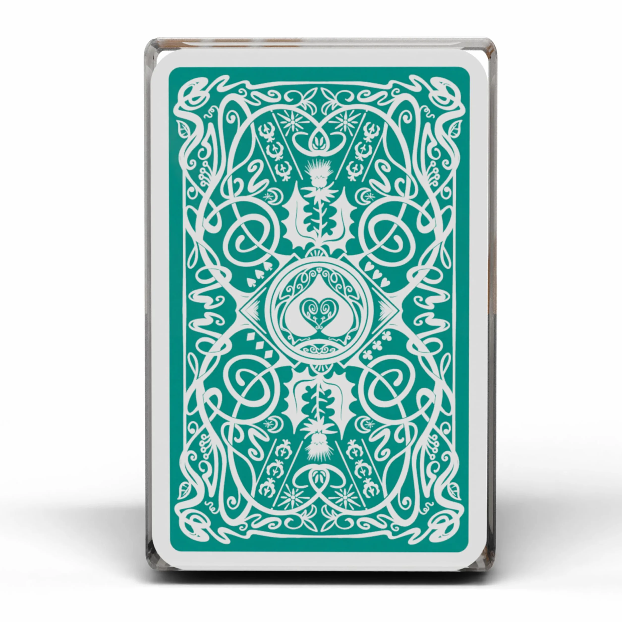 Ducale Origine Jeu de 32 Cartes à Jouer Premium Boîte de Rangement Belote Manille Fabriqué en France