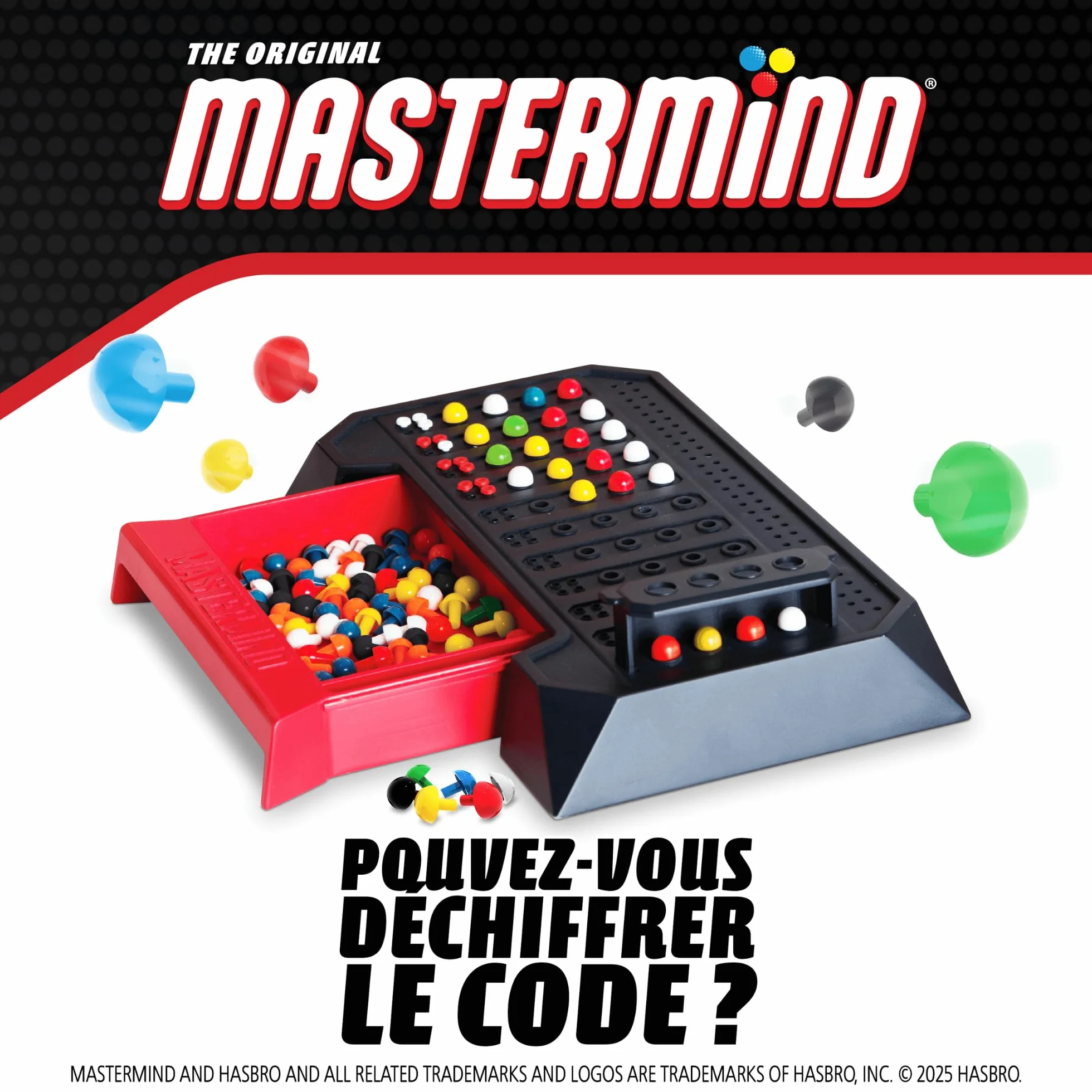 Goliath Mastermind Original Jeu de Société Classique Stratégie Déduction Logique 2 Joueurs 8 Ans