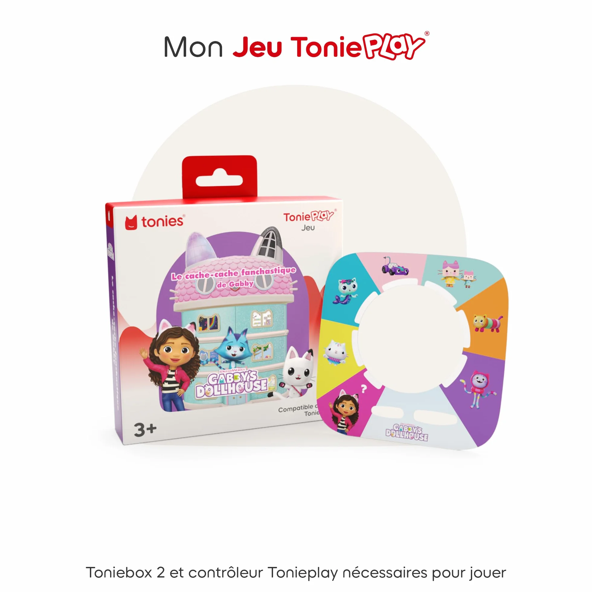 tonies Gabby's Fanchastique Cache-Cache Tonieplay Jeu, Compatible Toniebox 2, 3-9 Ans