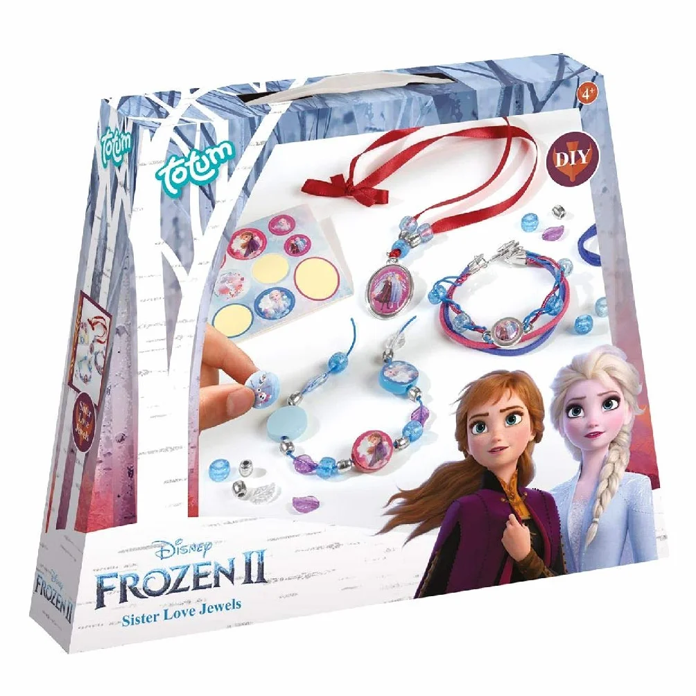 Totum Disney kit créatif Reine des Neiges Sister Love Jewels Crée tes Bijoux