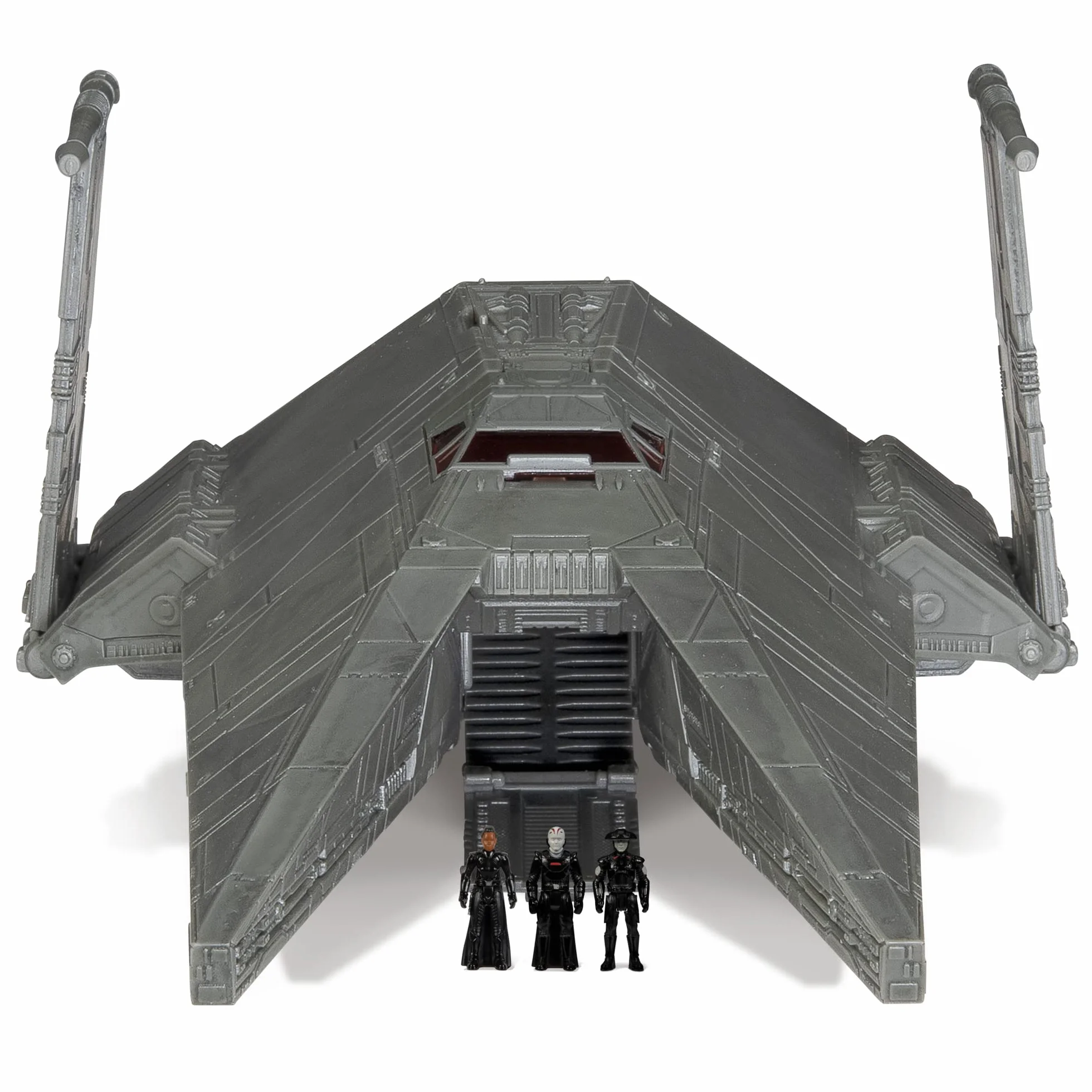 Star Wars Micro Galaxy Squadron Inquisitor Transport Scythe – Véhicule Spatial 17,8 cm avec 3 Micro Figurines 2,5 cm