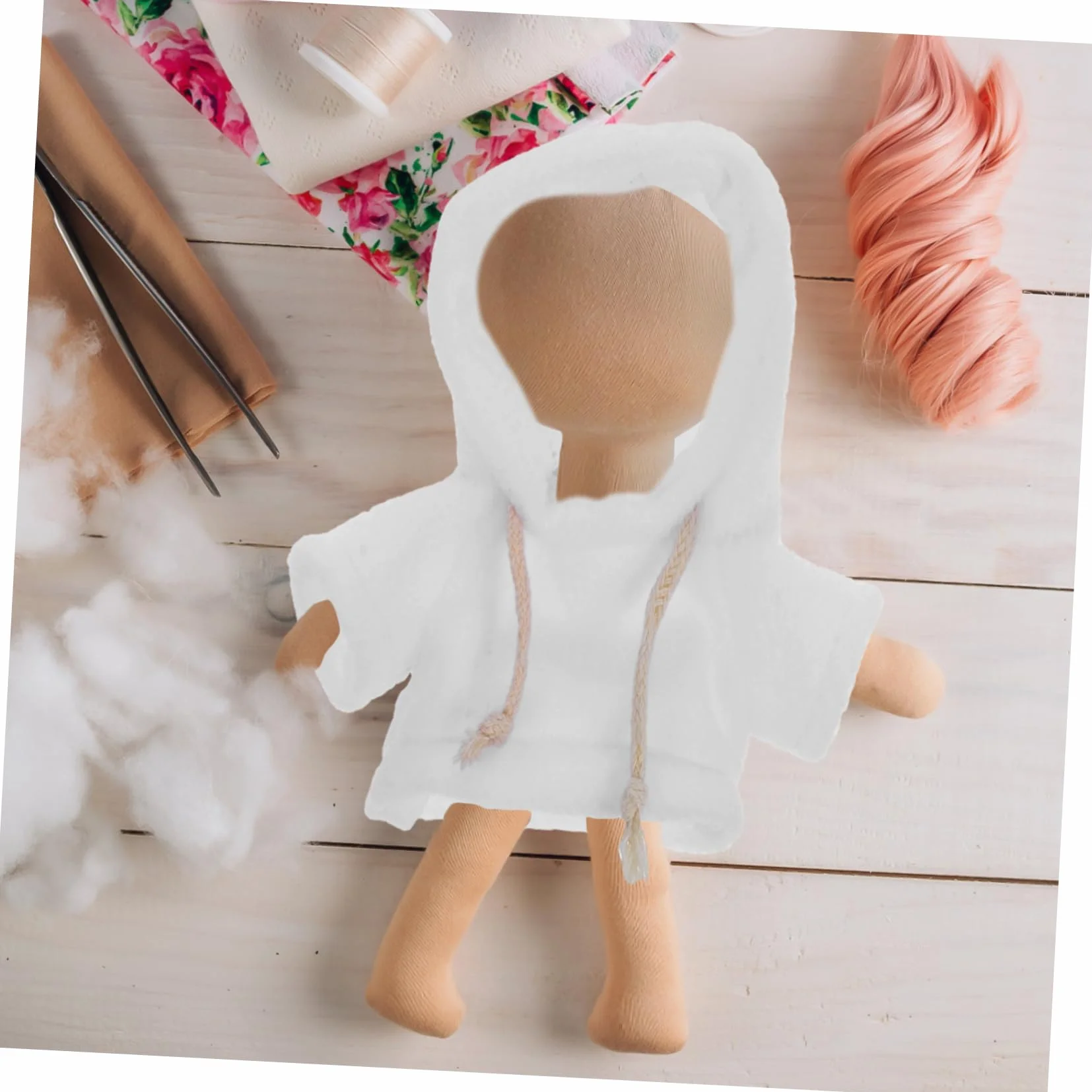 Ensemble Sweat-Shirt À Capuche Et Jean pour Poupée 20 Cm Tenue Réutilisable