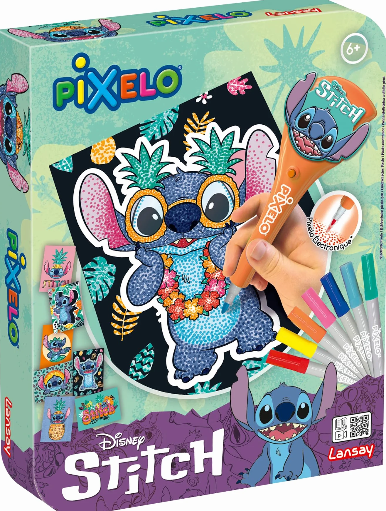 Lansay PIXELO Coffret Disney STITCH Crée Dessins Colorés Activité Créative Enfants 6 ans