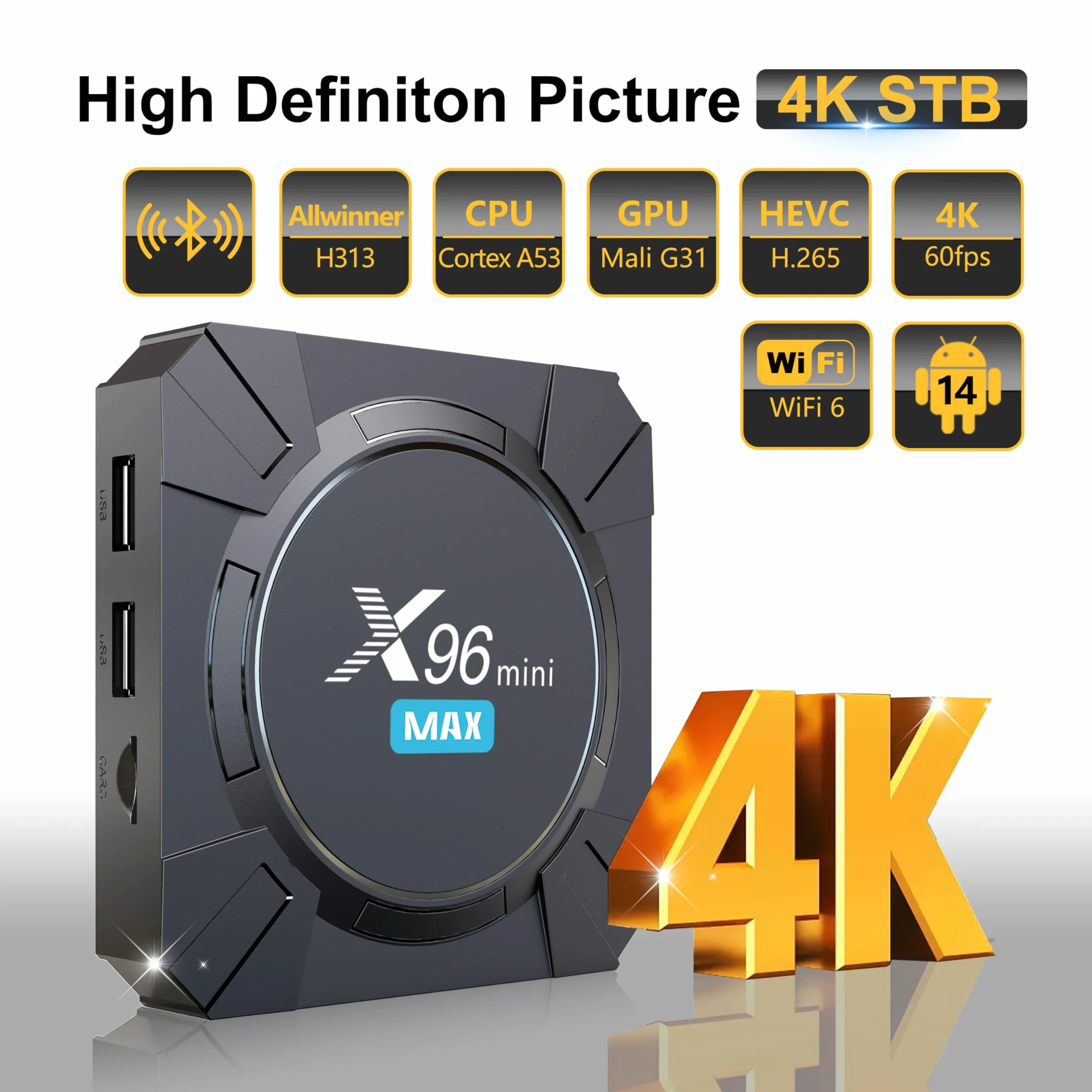 Android TV Box X96 Mini Max Black