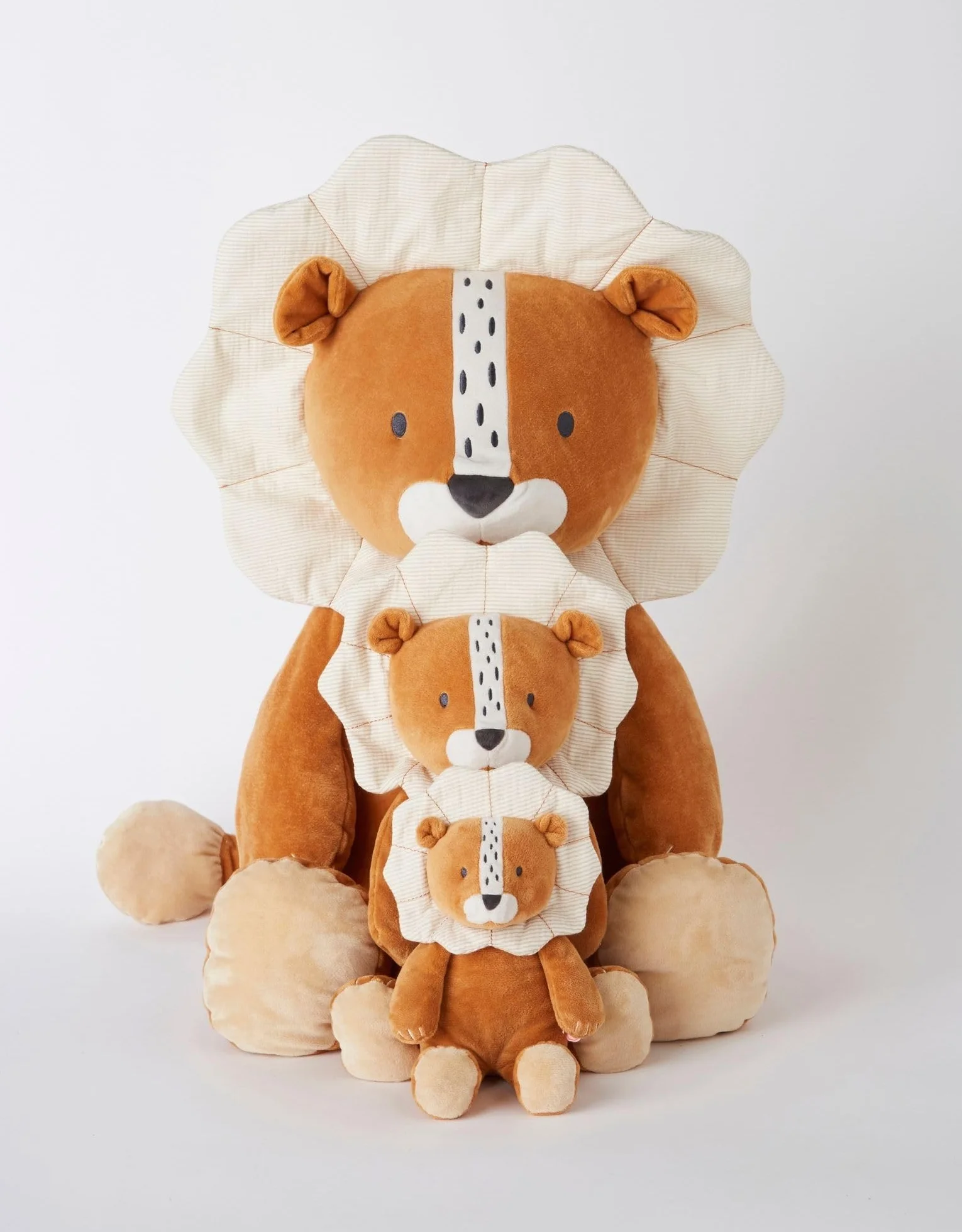 Noukie's Doudou Enfant Peluche Babou Doudou Coton Bio 40 cm Marron