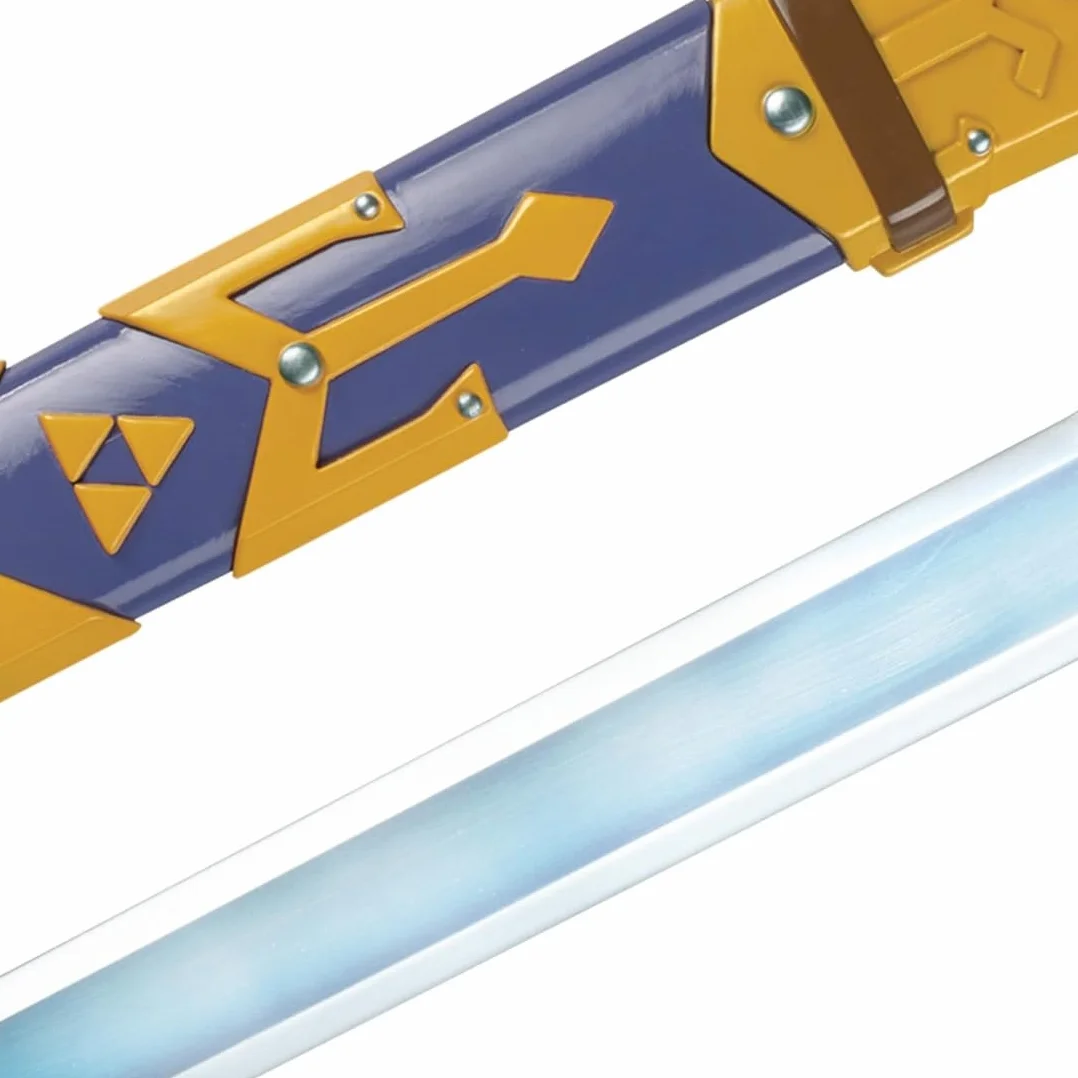 Épée lumineuse Legend of Zelda 73 cm sous licence officielle Disguise avec fourreau et poignée LED