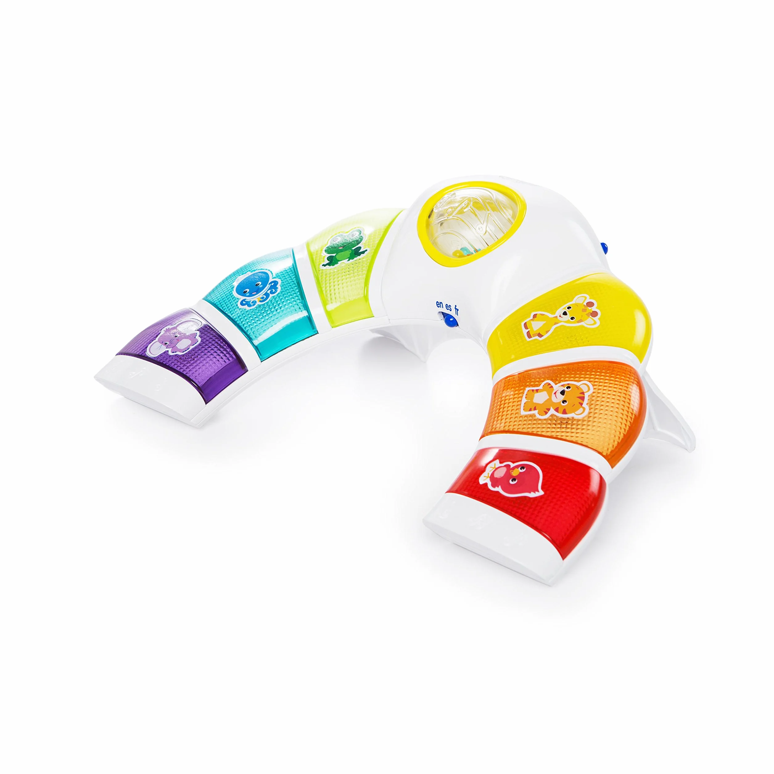 Baby Einstein Glow & Discover Light Bar Jouet Musical Piano d’activités avec Lumières Musique Hochet Multilingue 3 Mois+