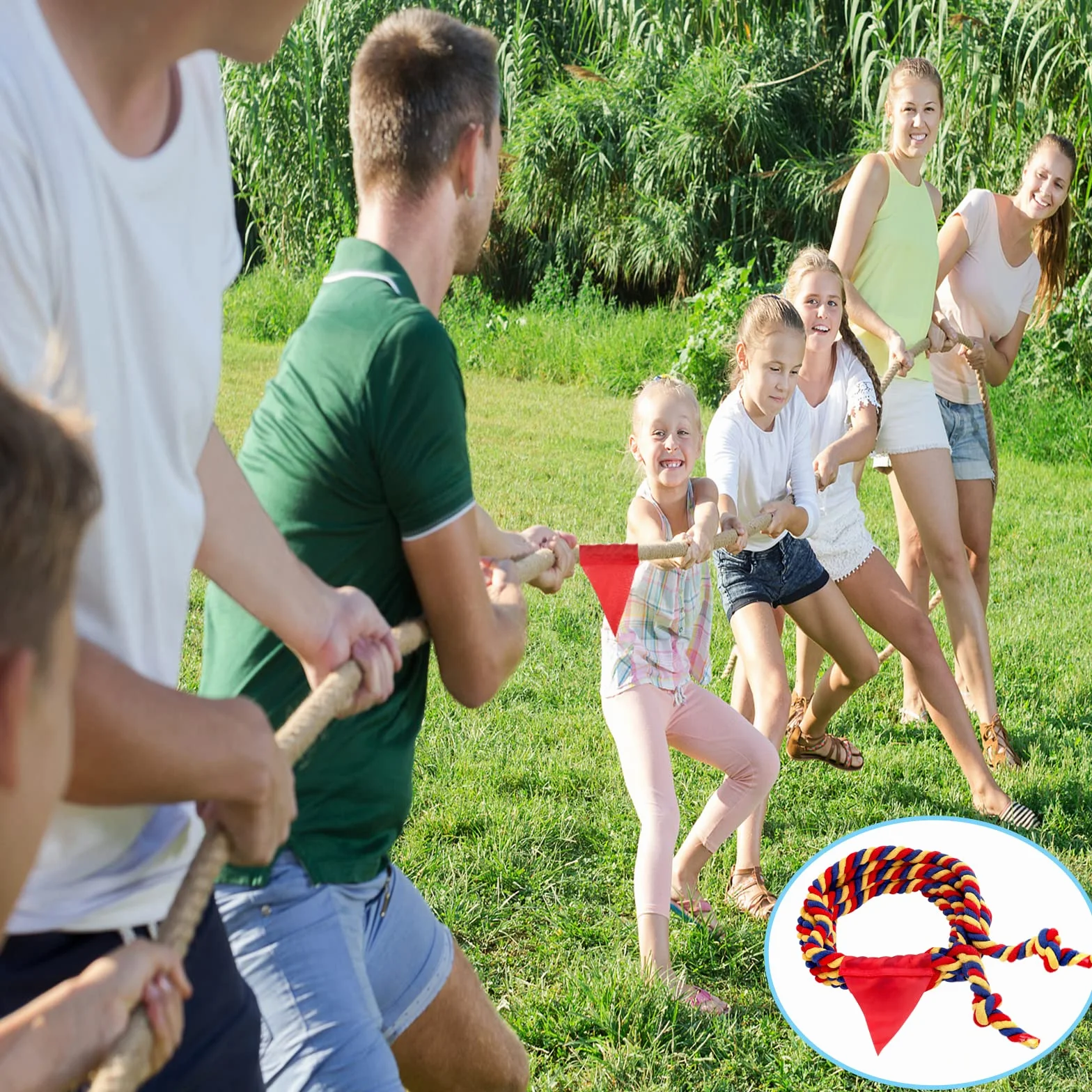 Jeu de Tir à la Corde Extérieur pour Enfant Adulte Famille 6M