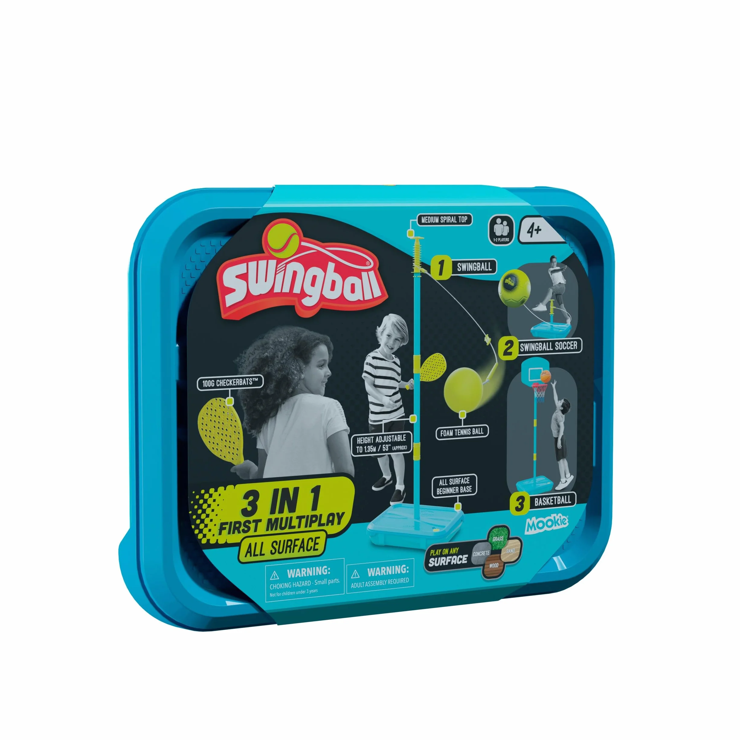 Swingball Pack 3 en 1 Jeux Premier âge Toutes Surfaces