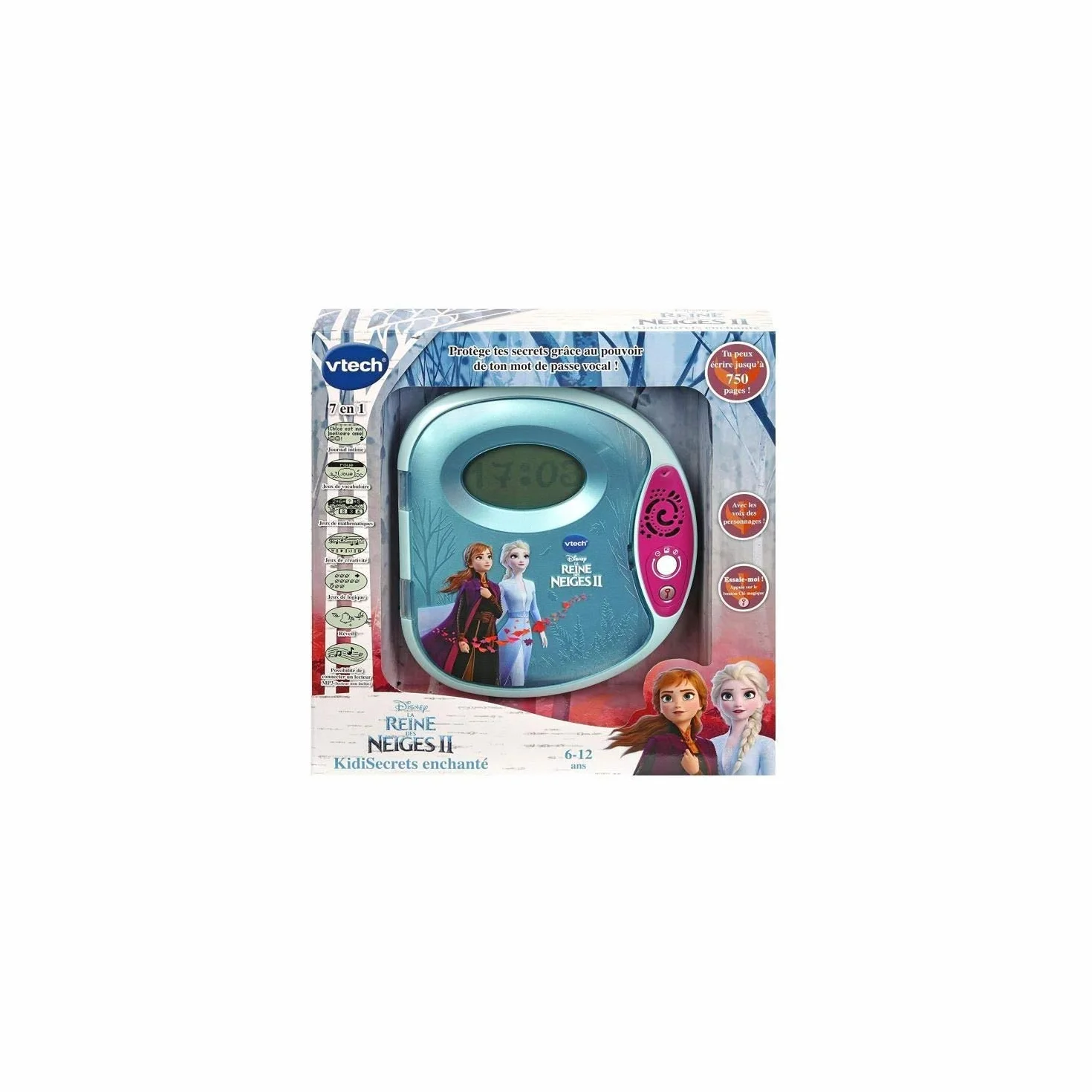 VTech Kidisecrets enchanté Journal intime magique Reine des Neiges 2 FR