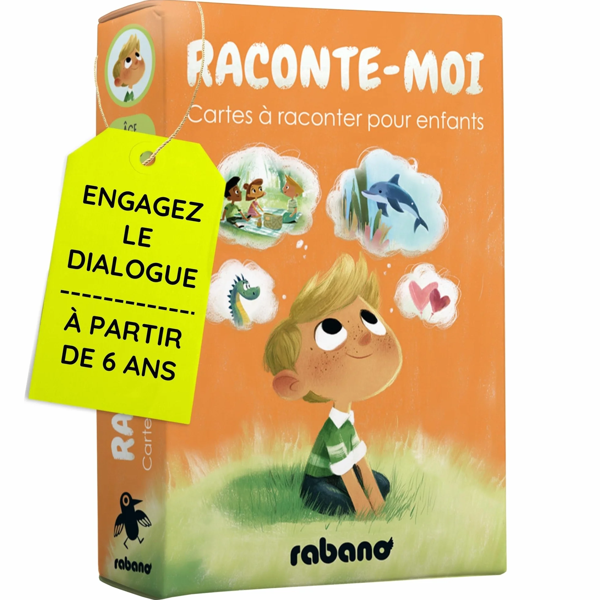 Cartes à raconter pour Enfants 150 Questions Jeu éducatif Cadeau Parent-Enfant Pleine Conscience Fille Garçon 6 Ans