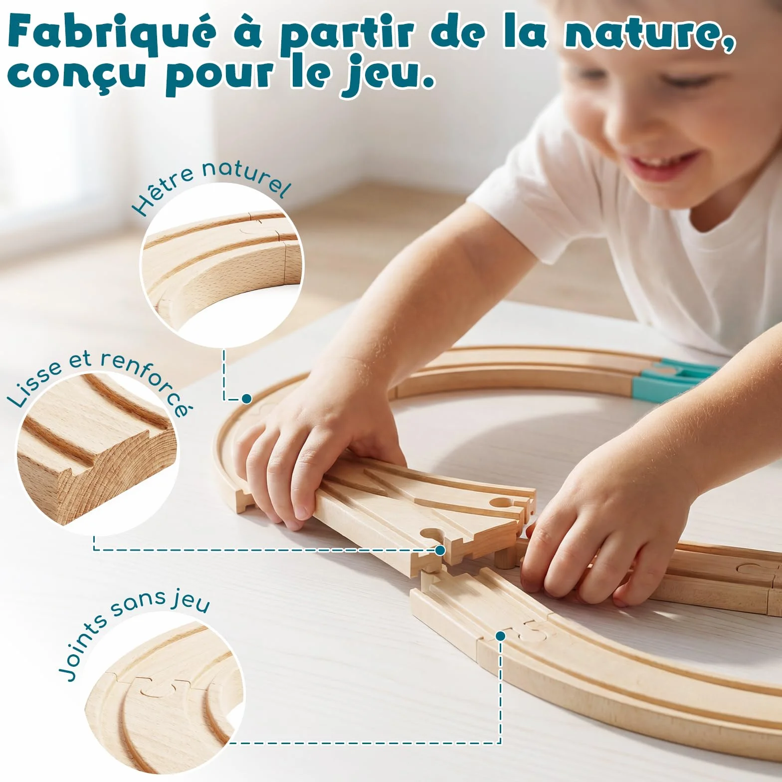 Lehoo Castle Train Électrique Enfant Bois Dinosaure Locomotive Cadeau Garçon Fille 3 Ans