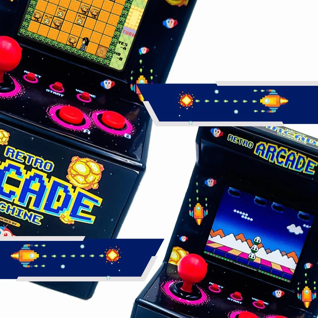 Mad Monkey Mini borne d'arcade rétro portable Noir