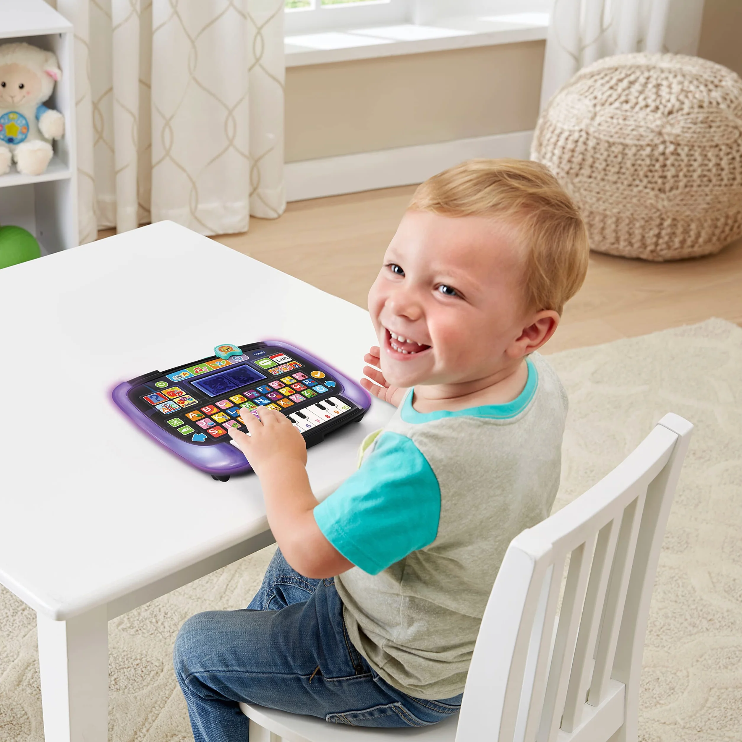 VTech Tablette P'tit Genius Magic Light Enfant 2-5 Ans Français