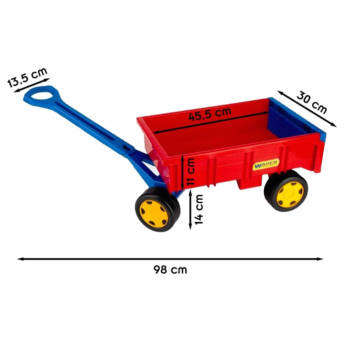 Wader Chariot à Main géant 60 kg 95 cm Acier Robustes