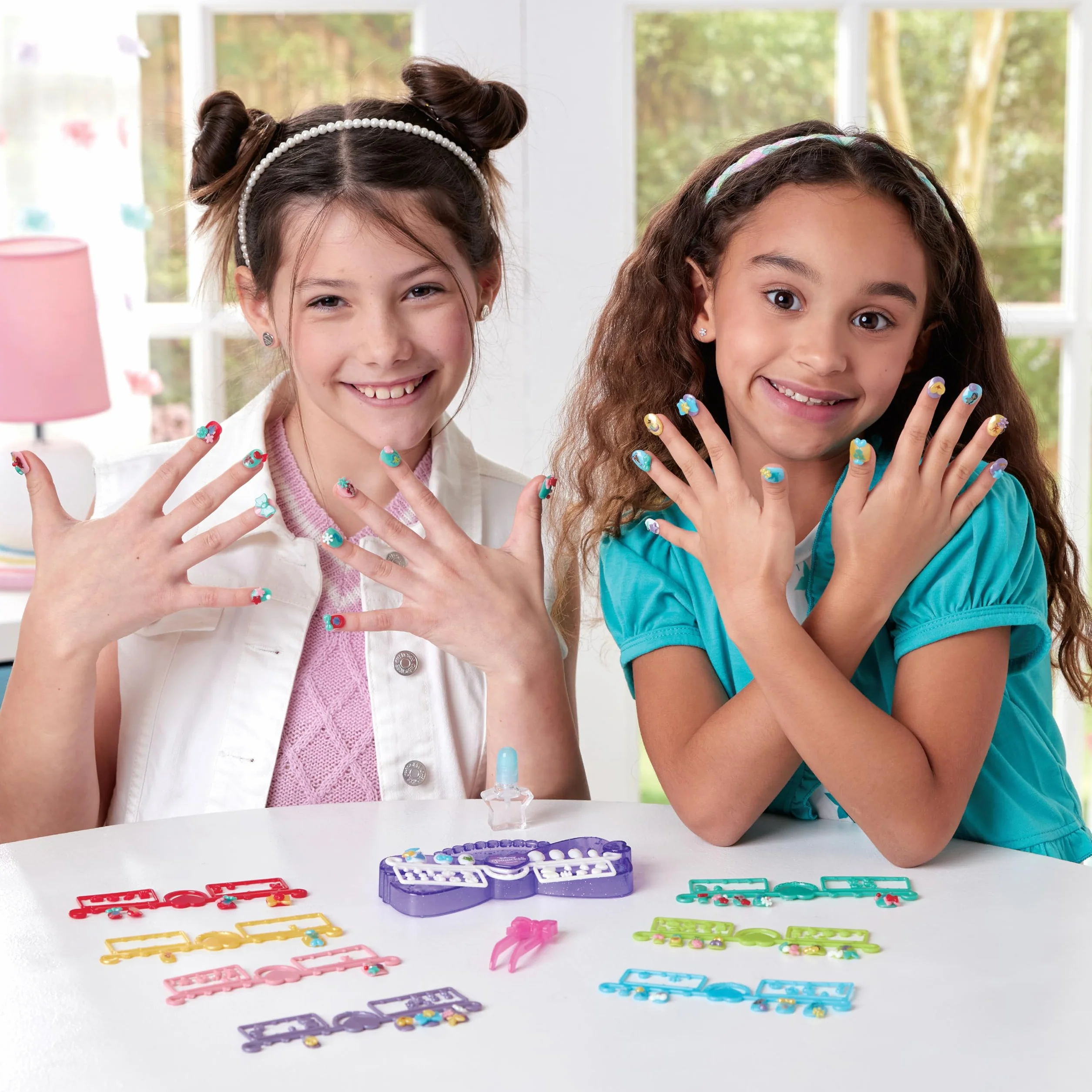 Aquabeads Nail Studio Coffret Manucure Princesses Disney Loisir Créatif Enfants 4 Ans+