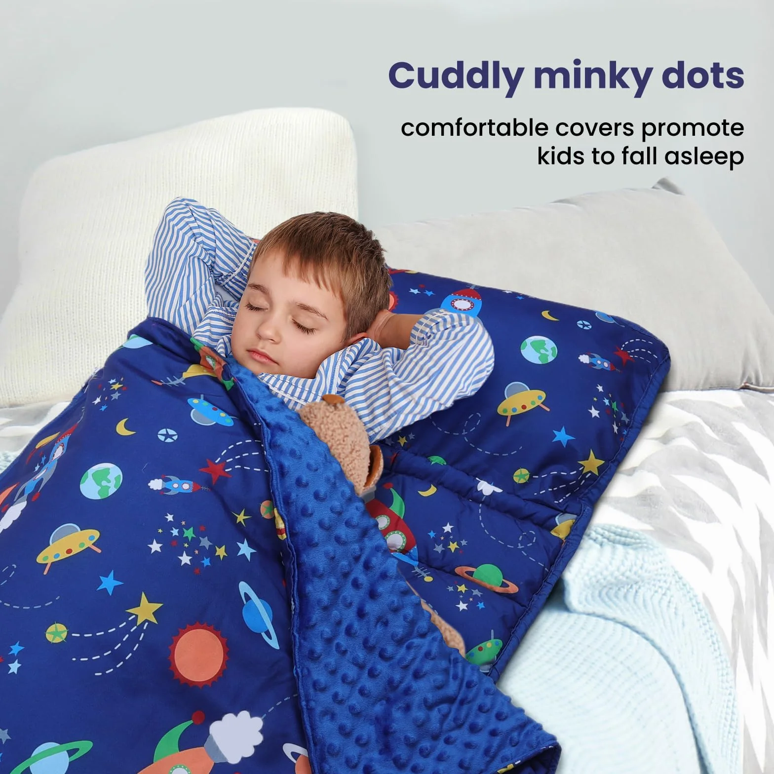 Tapis de Sieste pour Enfants avec Oreiller et Couverture Amovibles Sac de Couchage 2 en 1 Très Épais