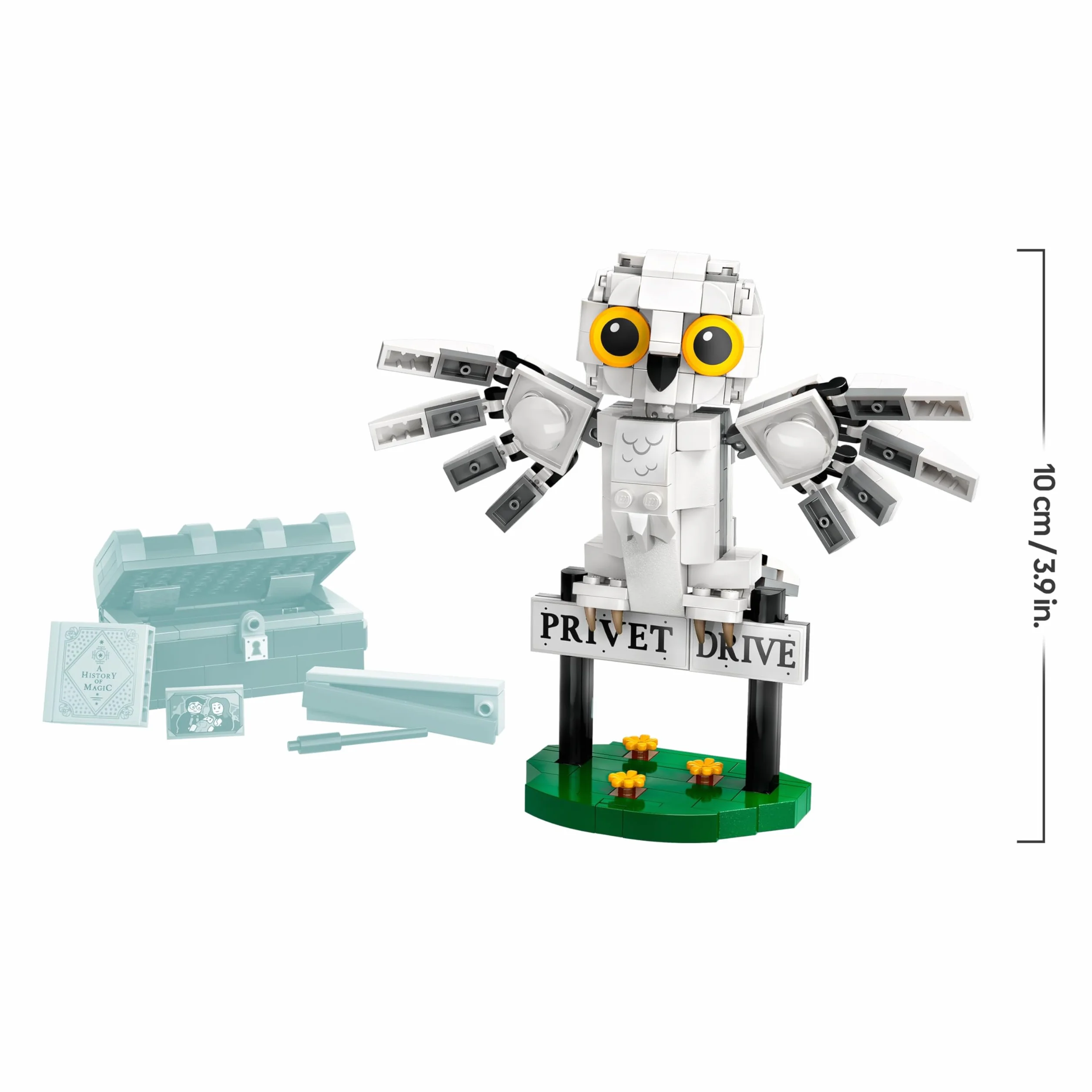 LEGO Harry Potter 76425 Hedwige au 4 Privet Drive Jouet de Construction pour Enfants Figurine de Chouette Cadeau dès 7 Ans