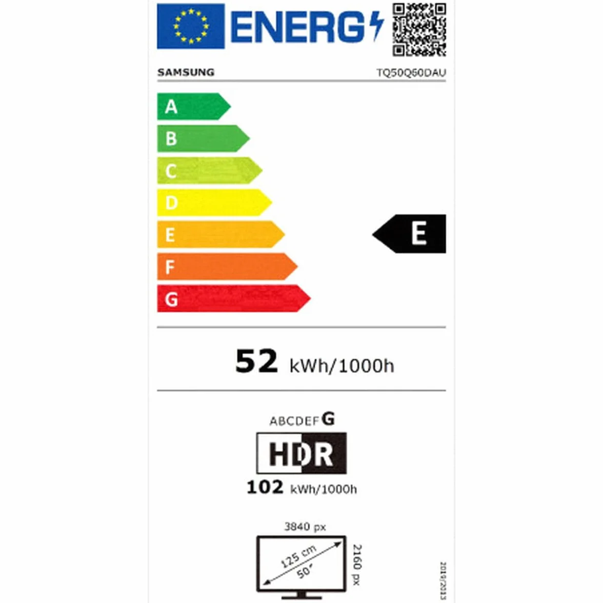 Samsung TV QLED 4K 50Q60D 50" Smart TV 2024