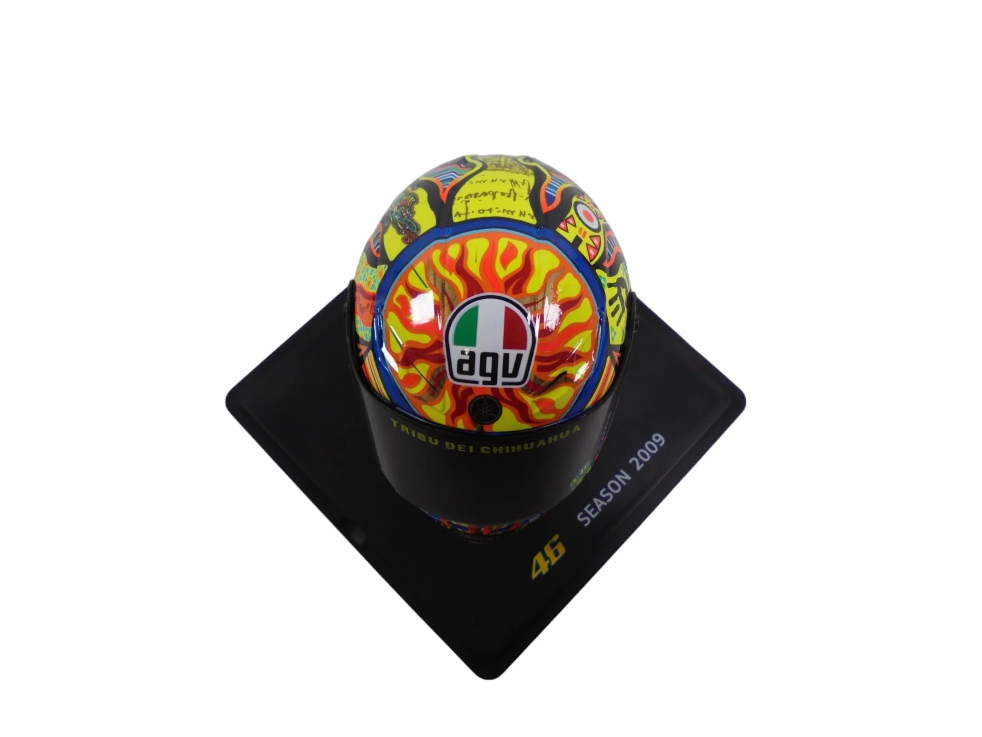Casque Valentino Rossi Moto GP 2009 Yamaha YZR-M1 CR006BC Échelle 1/5