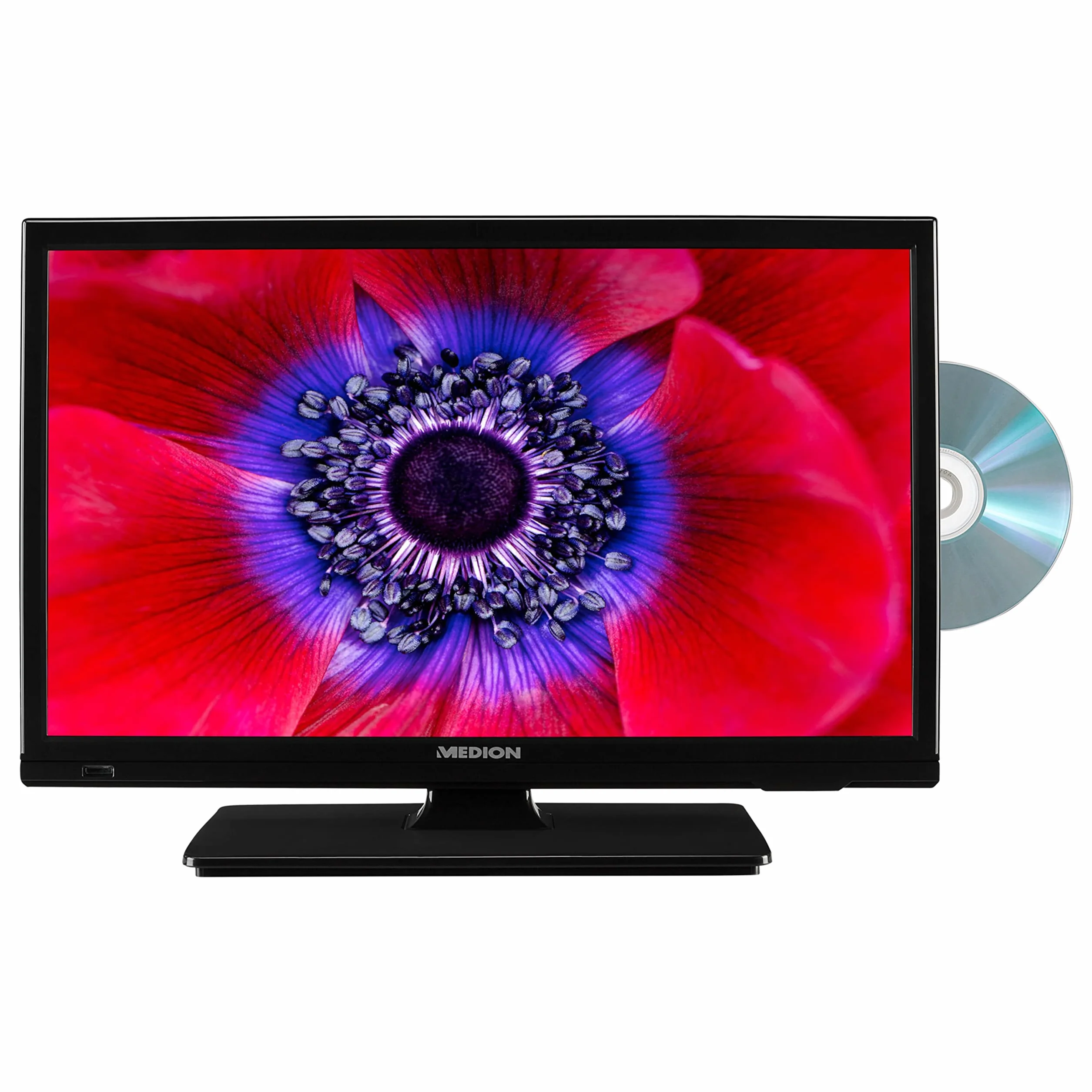 MEDION E11913 Téléviseur 47 cm 19 Pouces Lecteur DVD intégré Tuner Triple HD CI+