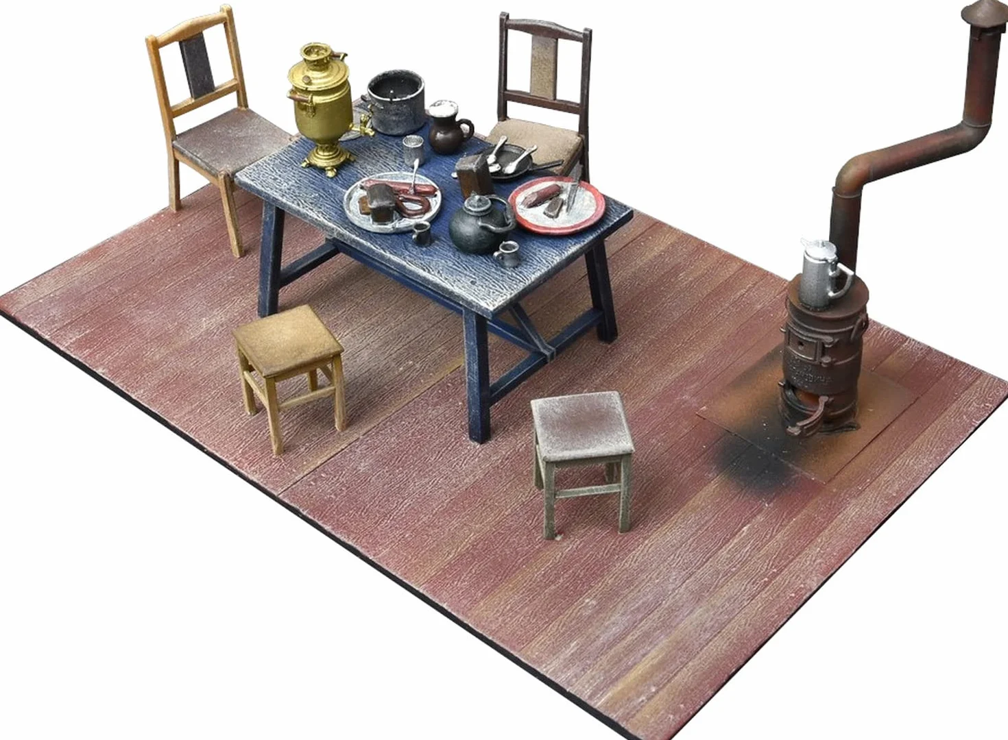 Miniart MIN35584 Kit de Maquette Maison Europe de l'Est