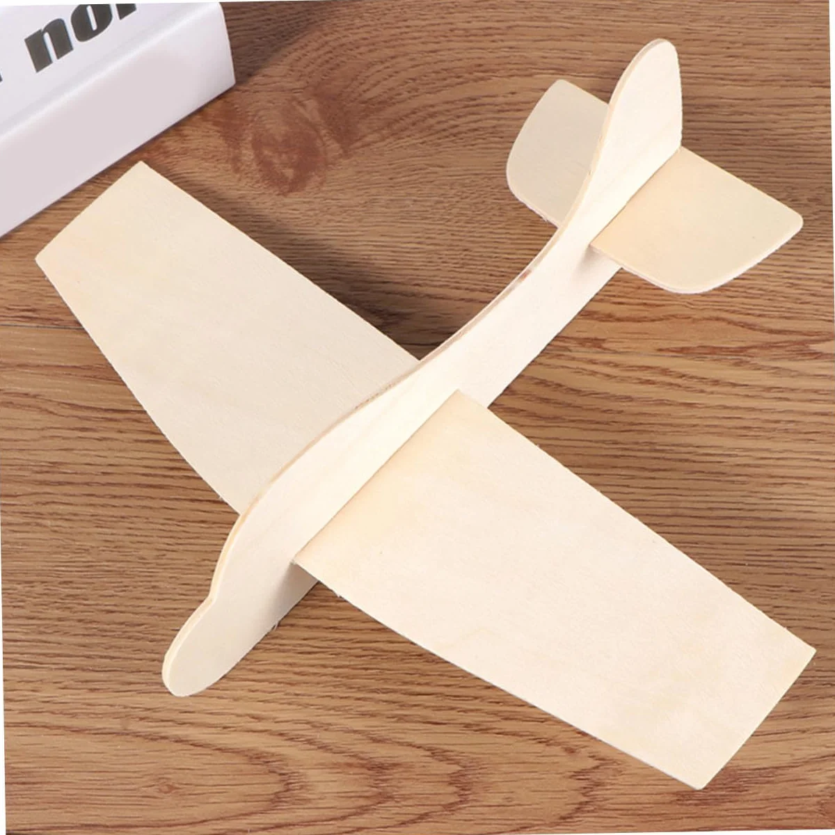 Kit de 15 Avions en Bois Brut à Assembler DIY Artisanat du Bois Surface Lisse