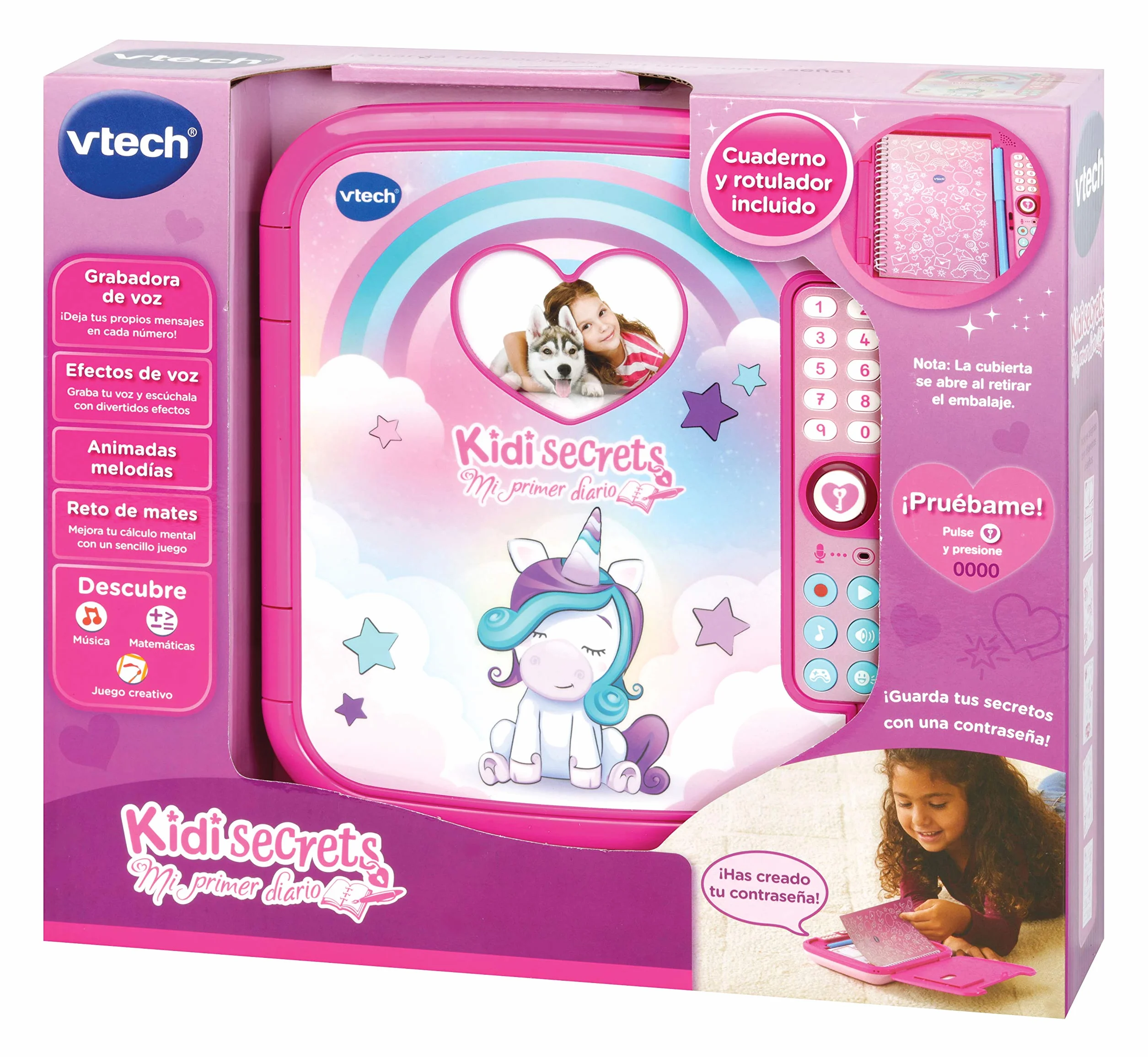 VTech KidiSecrets Mon premier journal électronique interactif carnet jeux