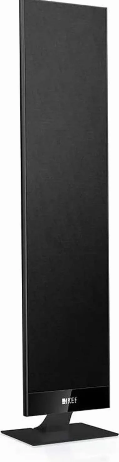 KEF T301 Paire d'enceintes noires Super Slim 3,5cm HiFi Home Cinema TV