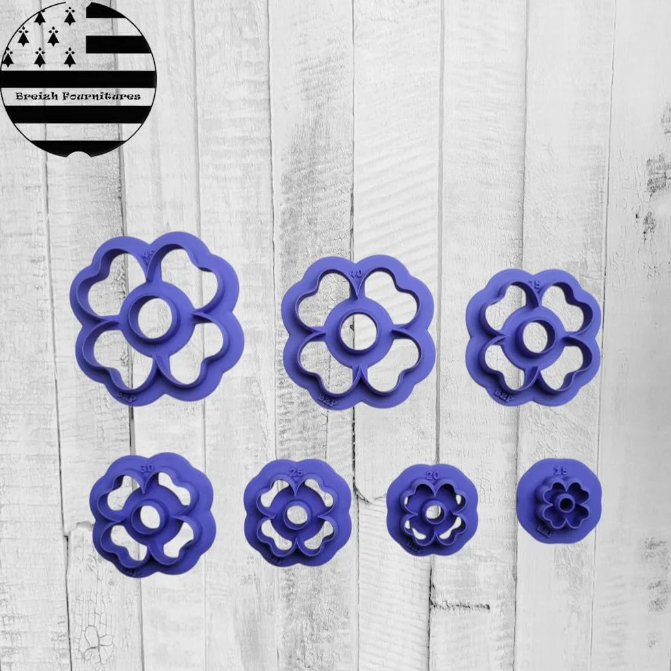 KBC Emporte-pièce Fleur Pâte Polymère DIY