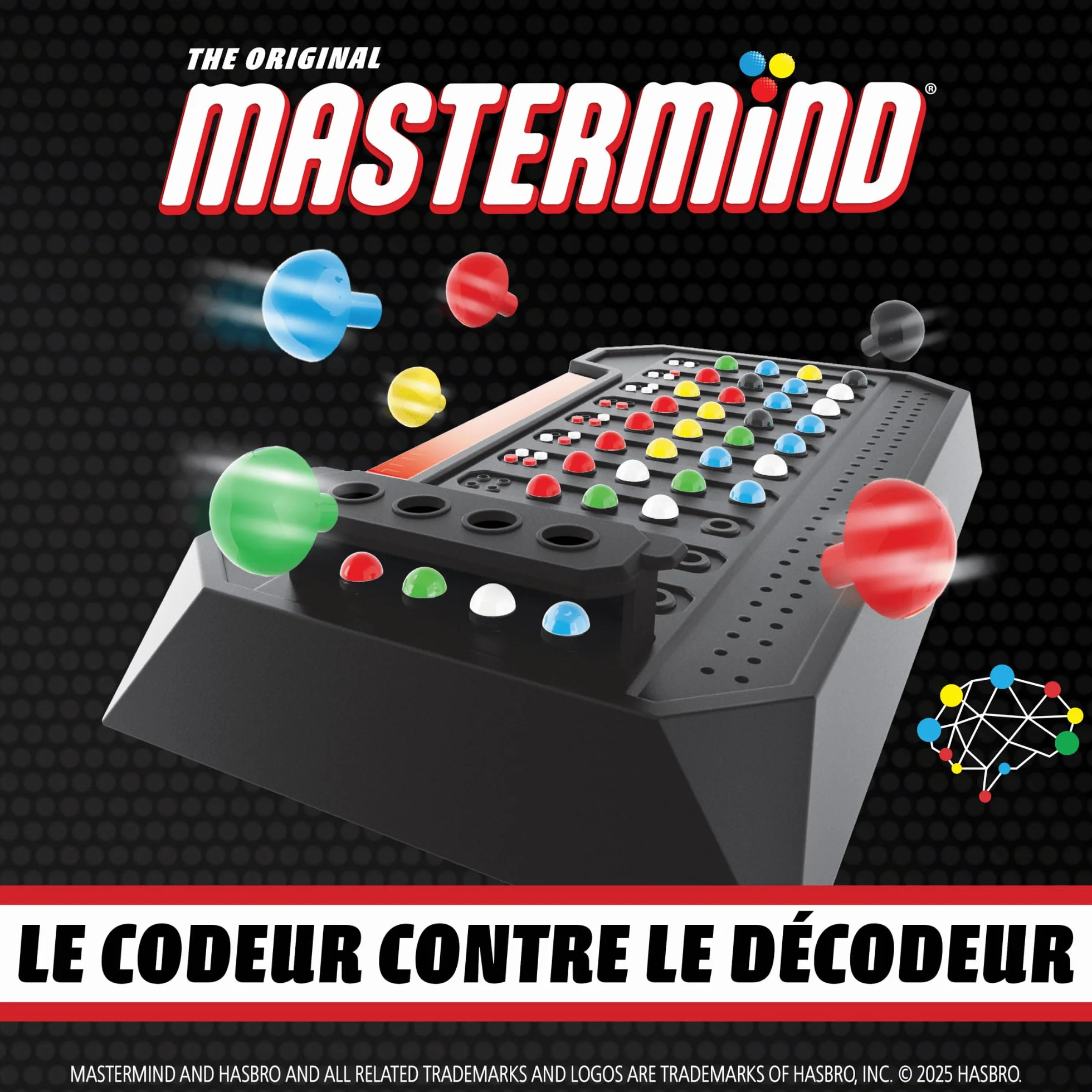 Goliath Mastermind Original Jeu de Société Classique Stratégie Déduction Logique 2 Joueurs 8 Ans