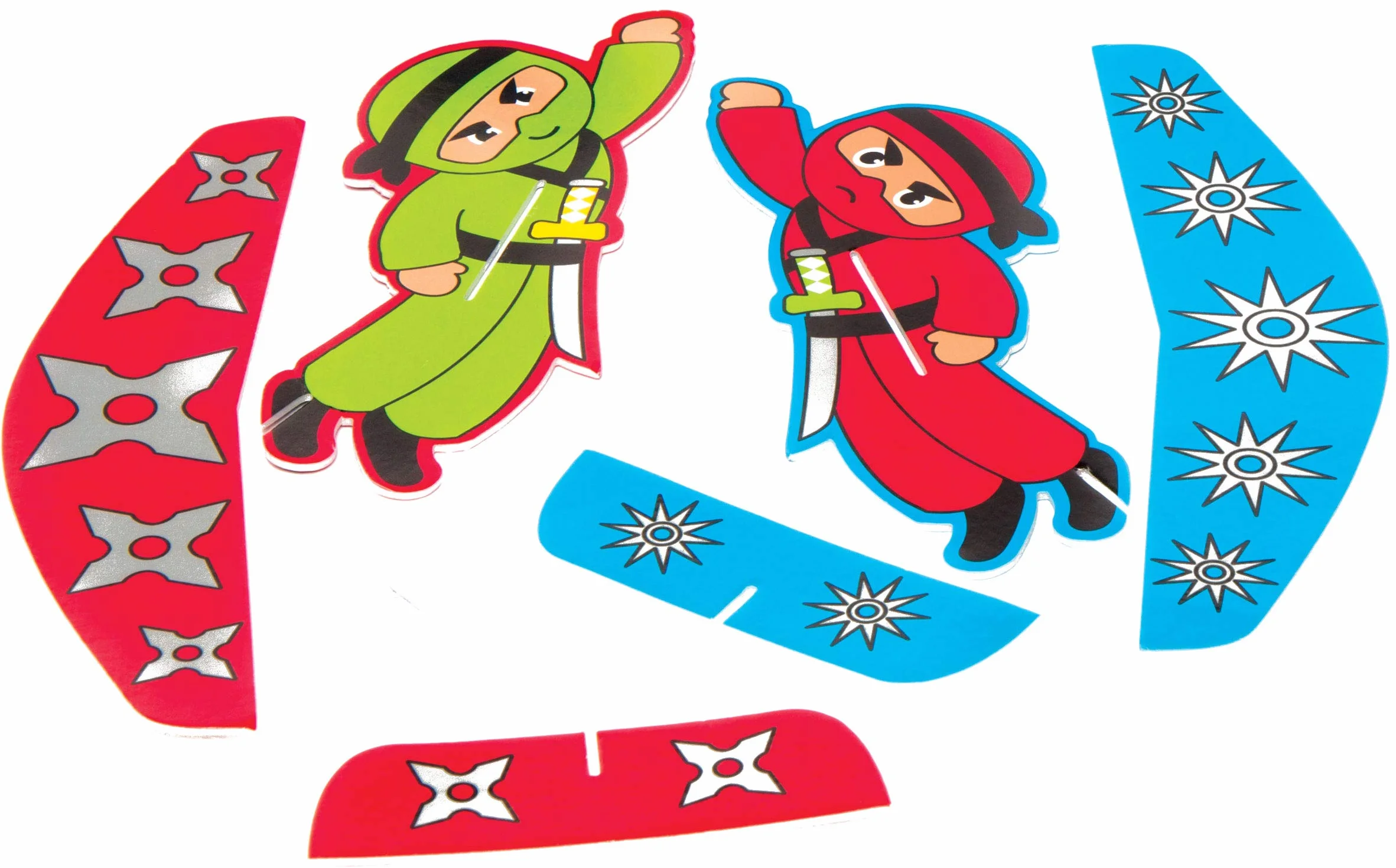 Baker Ross Planeurs ninja jouets enfants sacs fête jeux prix paquet de 8 AC867