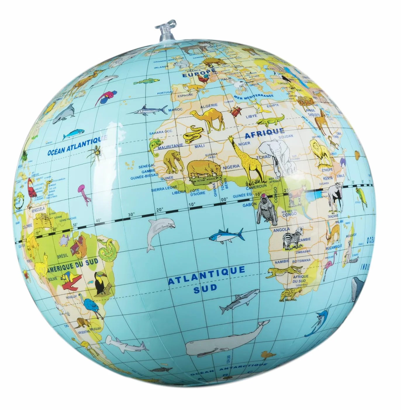 Caly Globe Animaux Français