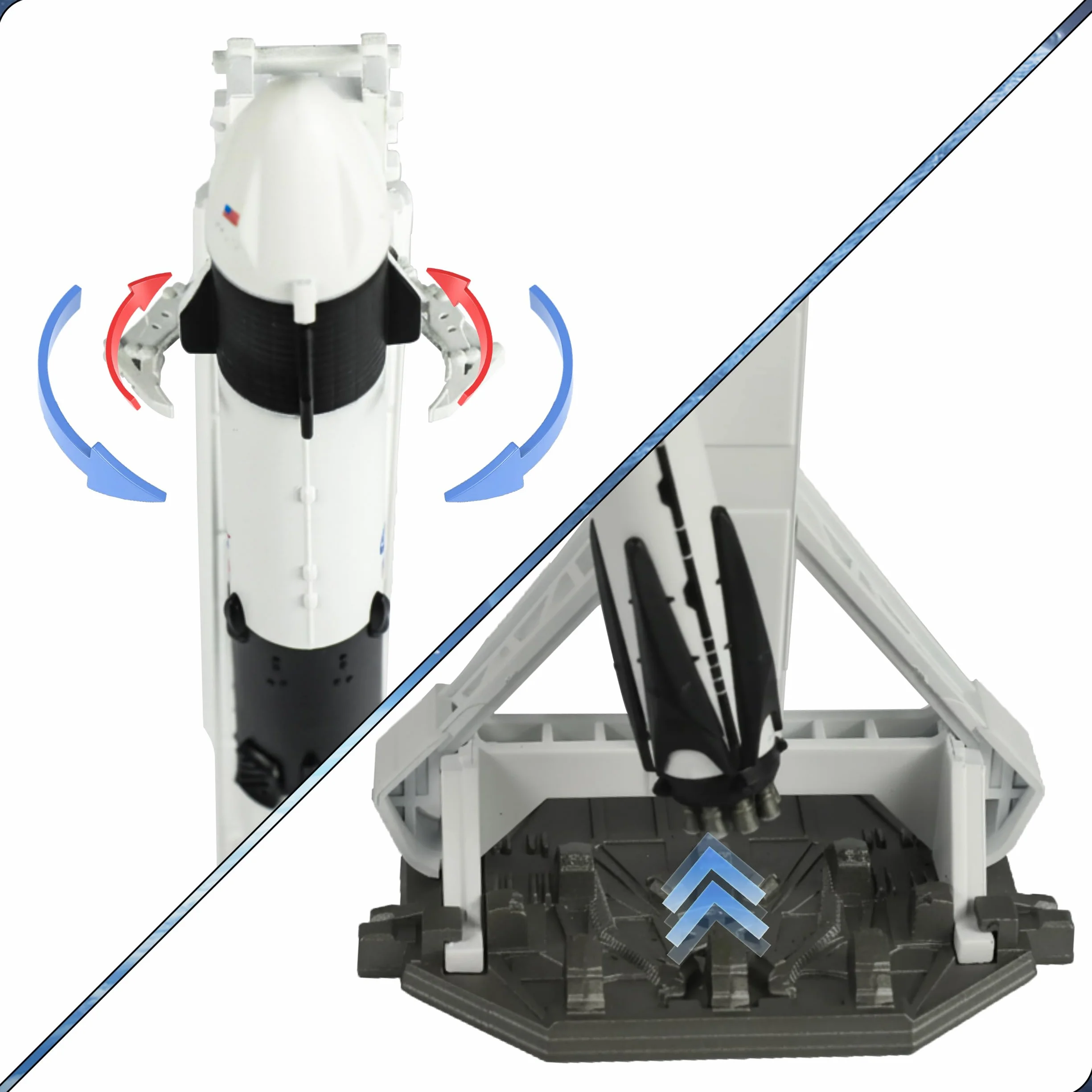 Falcon 9 1/200 Kit de modélisation de fusée NASA 29 cm