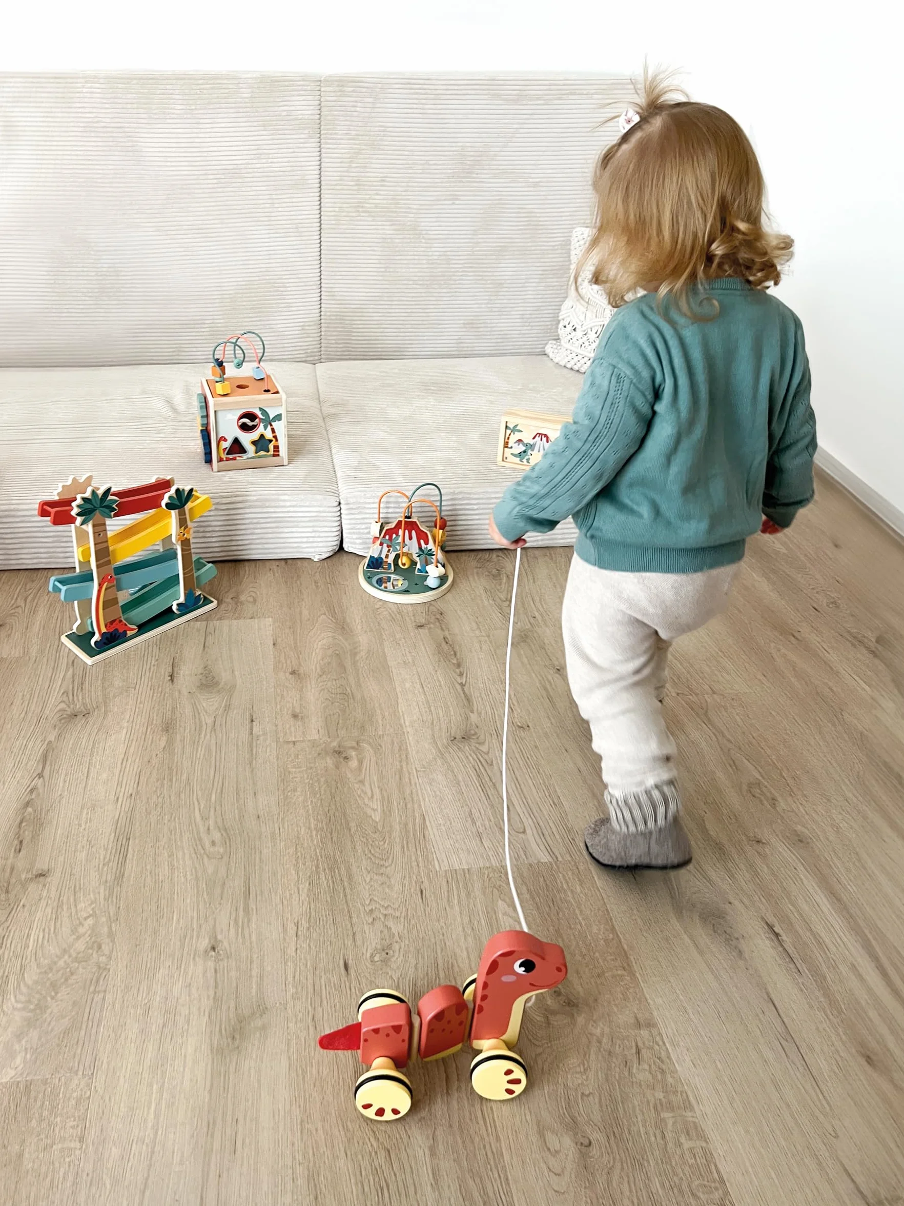 Small Foot Boucle de motricité Dino en Bois certifié FSC 100% 12 Mois