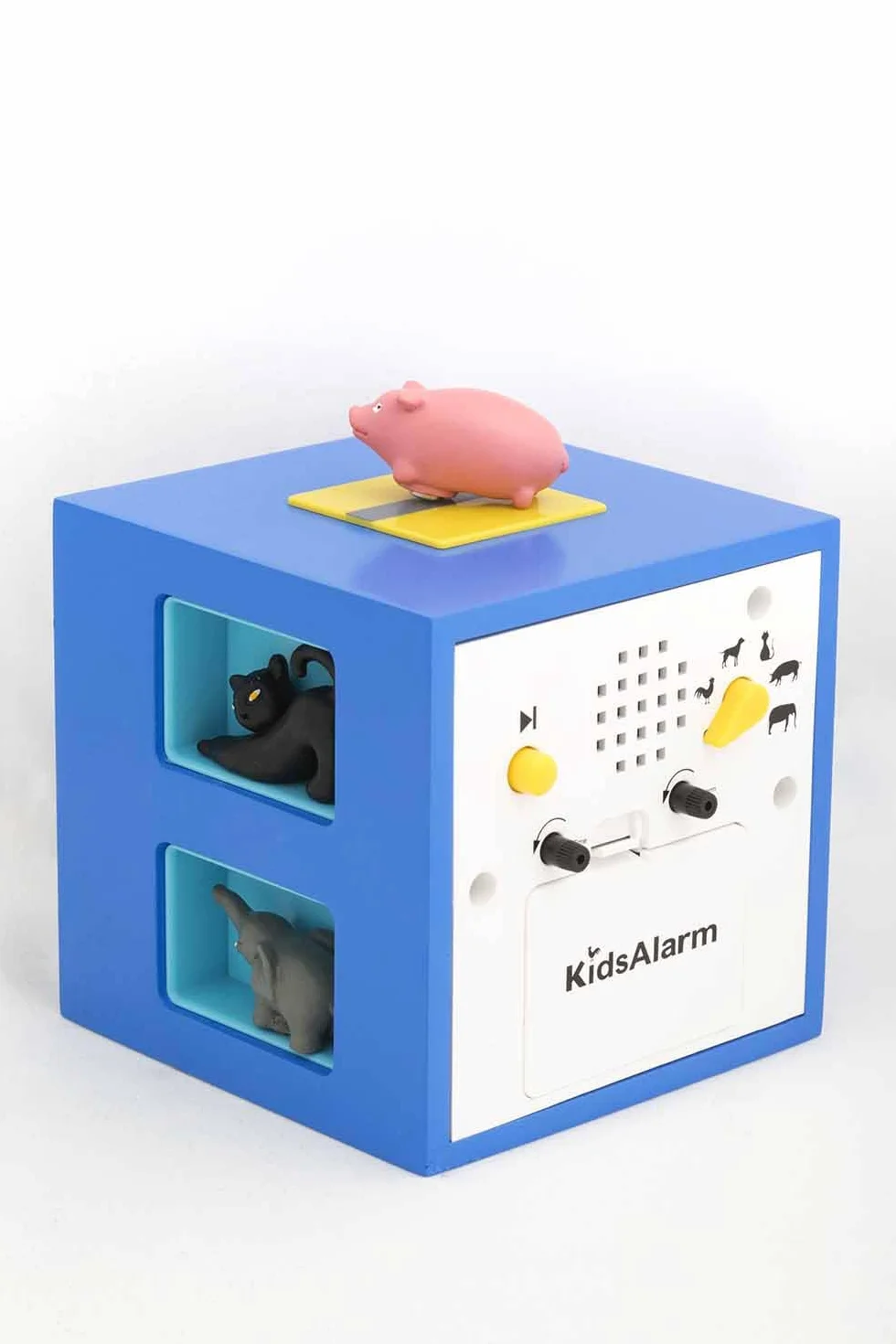 KOOKOO KidsAlarm Bleu réveil pour Enfants avec 5 Animaux de la Ferme