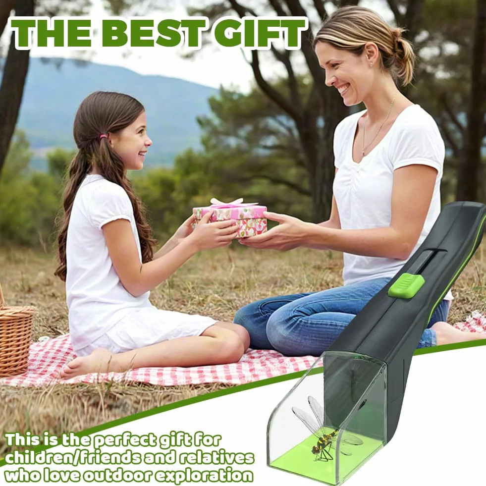 Attrape Insecte et Araignée pour Enfants et Adultes - Vert