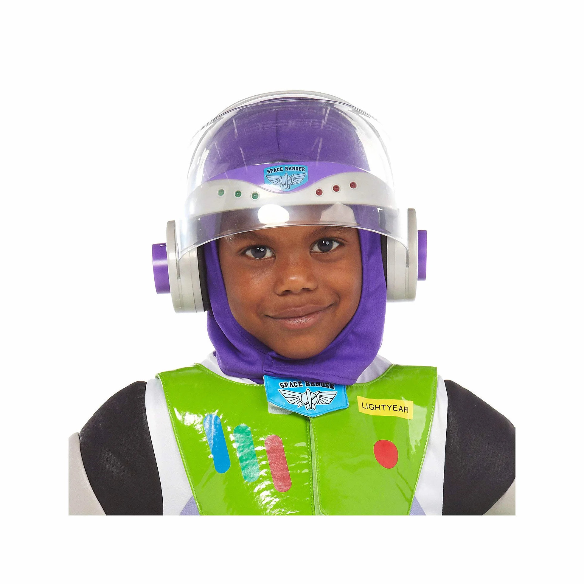 Disney Pixar Casque lumineux officiel Buzz l'Éclair pour enfants – Déguisement et jeu de rôle avec lumières et sons