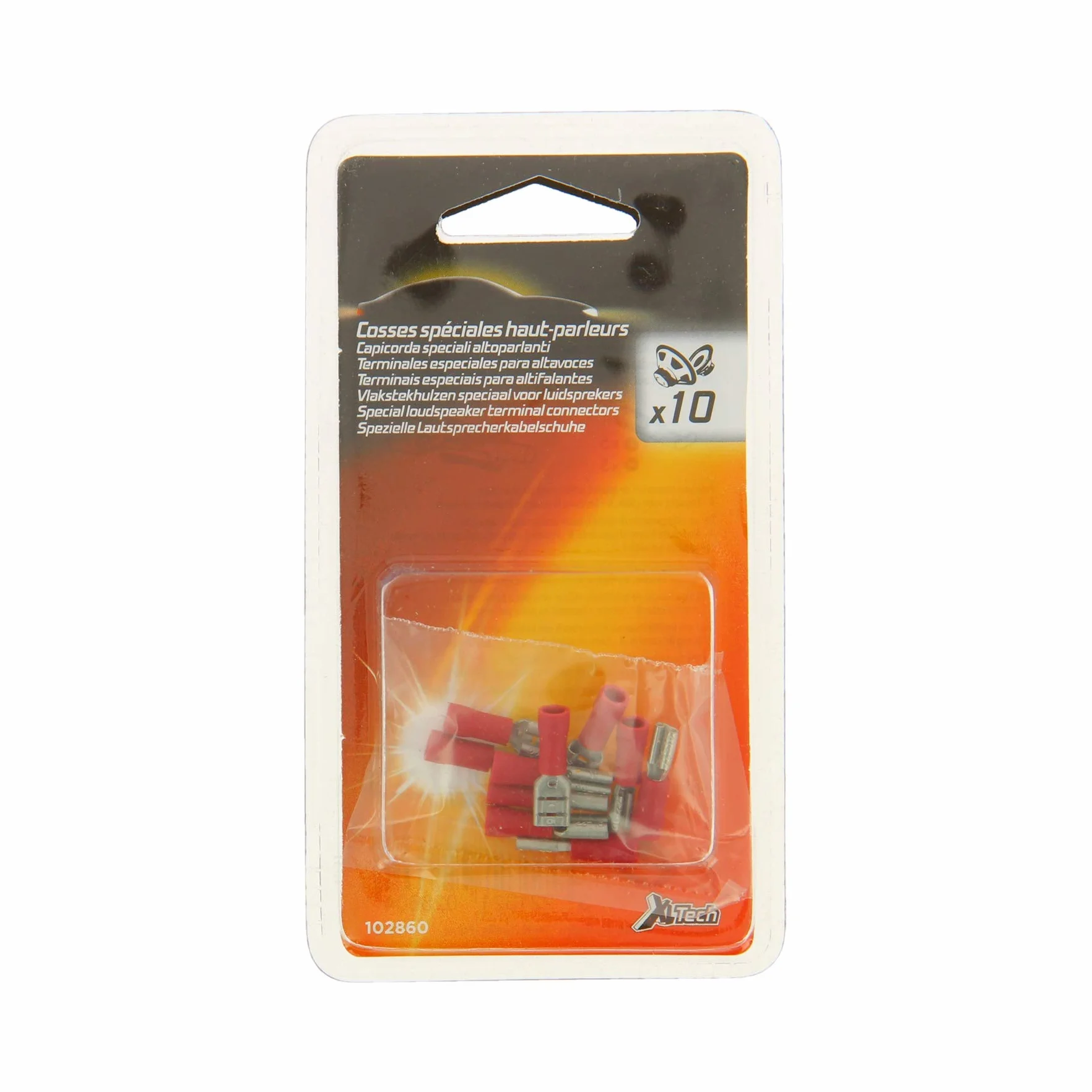XL Tech 10 cosses spéciales haut parleur rouge