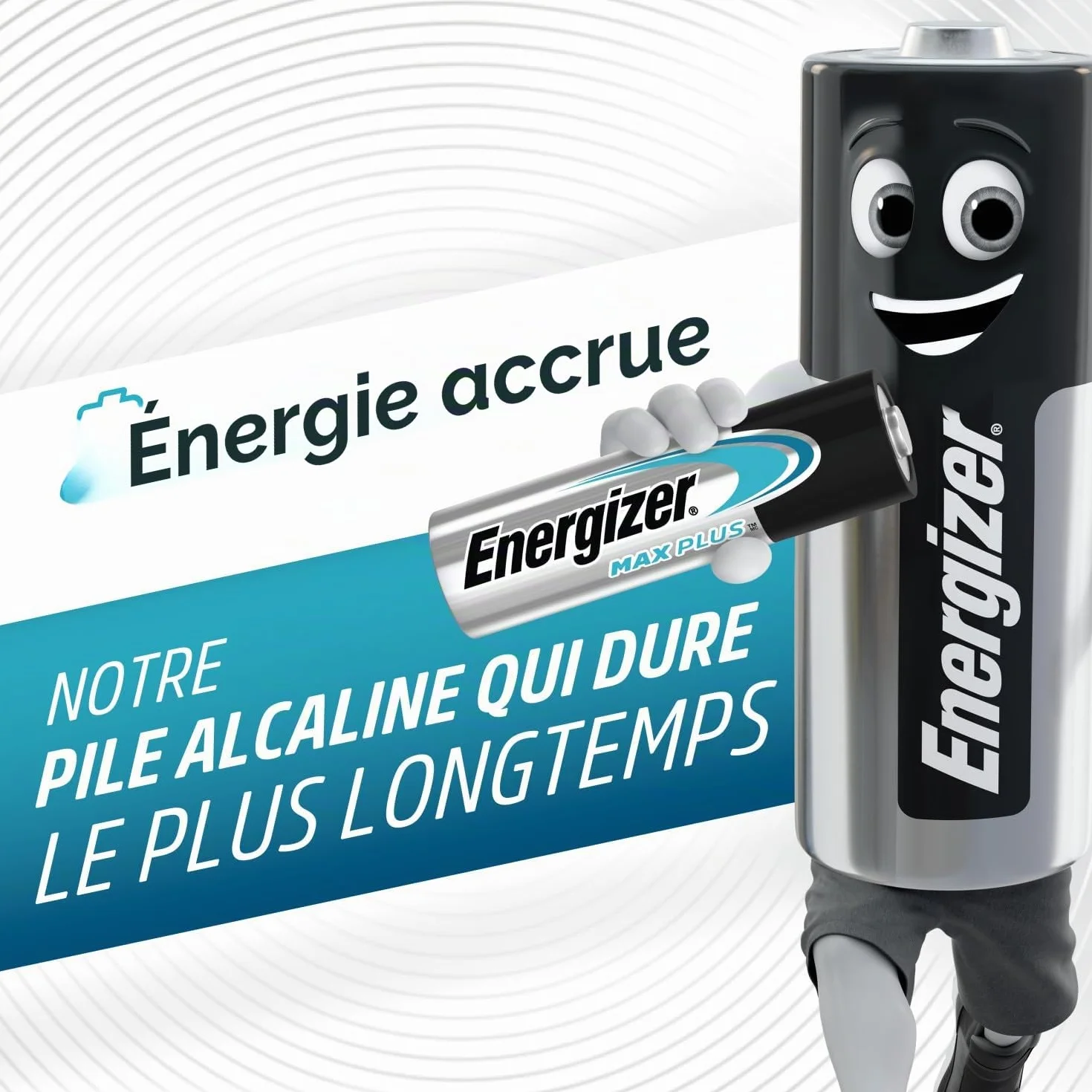 Piles alcalines AA Energizer Max Plus, Pack de X