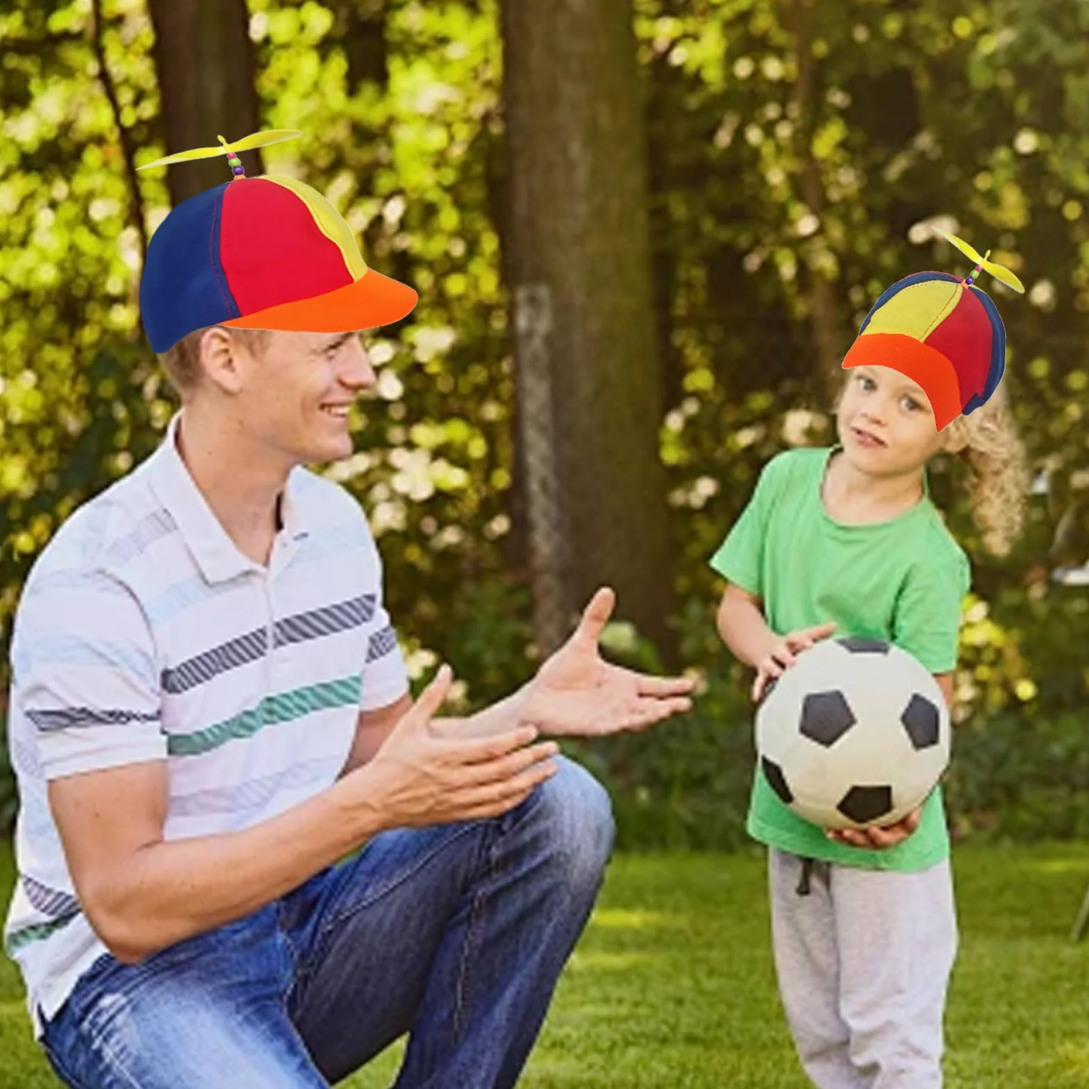 Casquette Baseball Hélice Réglable Adultes Enfant Carnaval