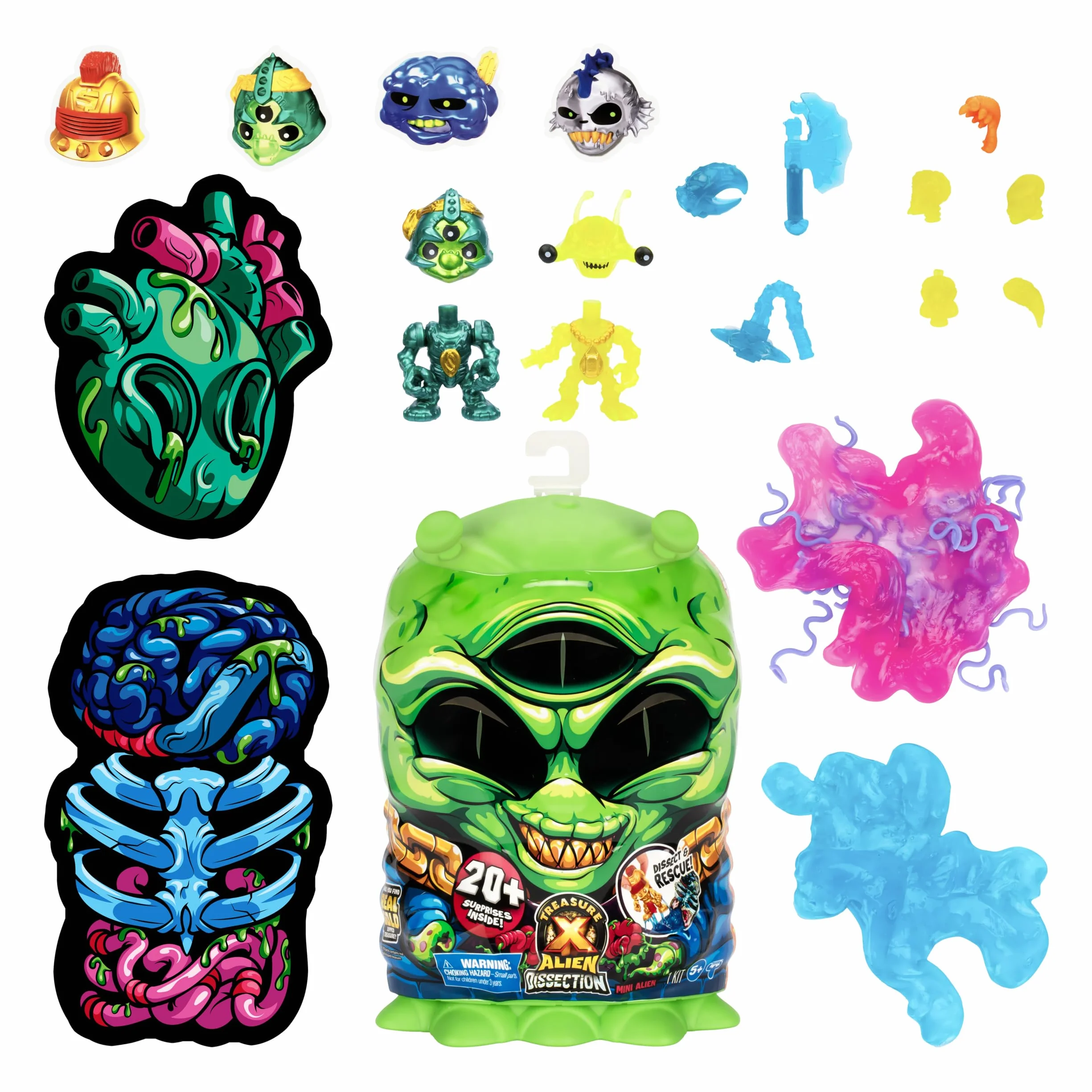TREASURE X Dissection Mini Alien 20 cm 3 Mini Aliens à Collectionner