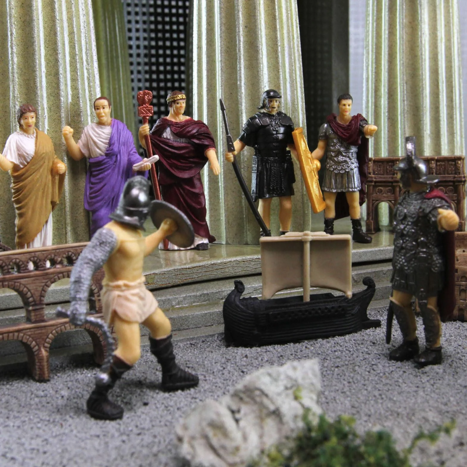 Toob Safari Super Rome Antique Miniatures Multicolore