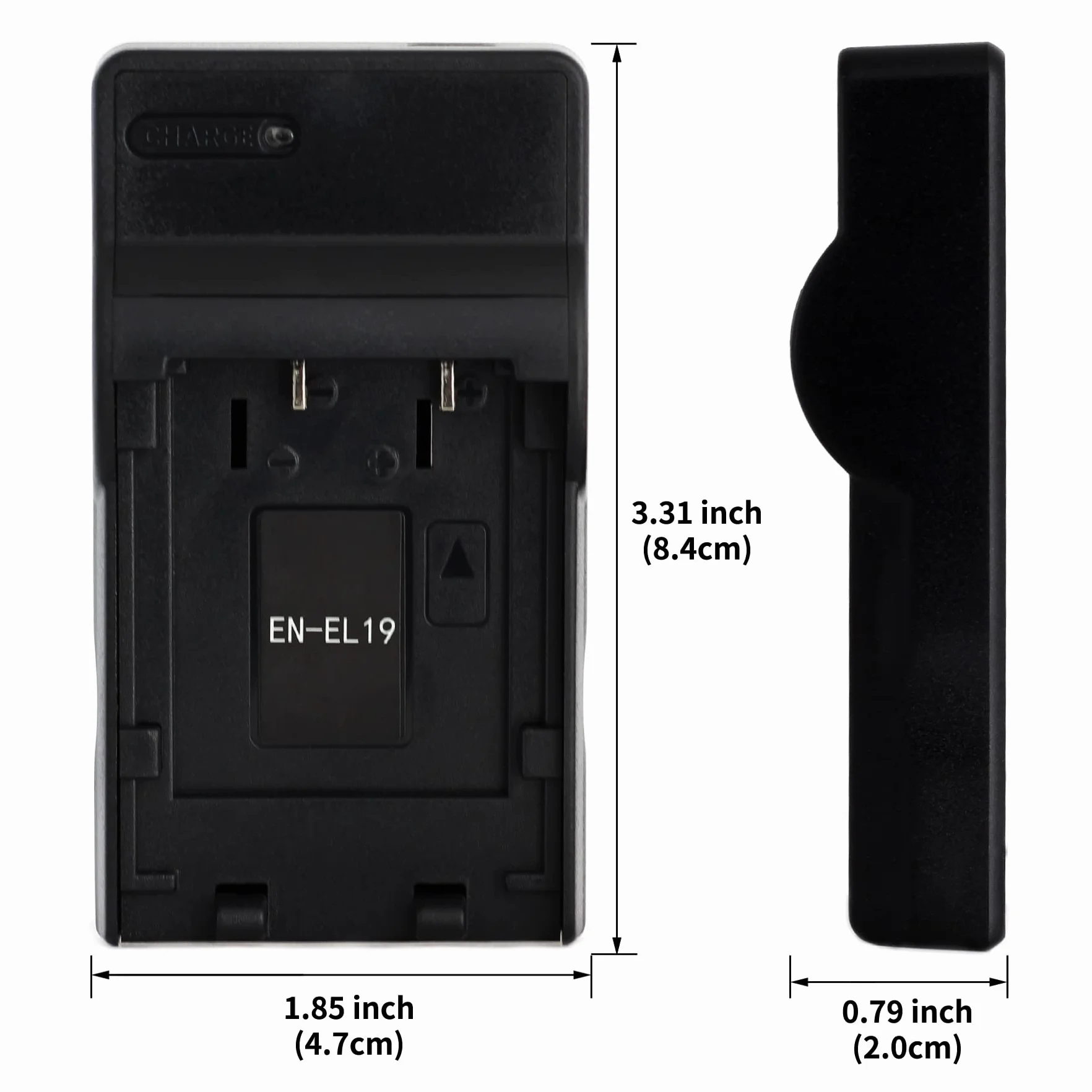 Norifon EN-EL19 USB Chargeur pour Nikon Coolpix S33 S7000 S6900 S2800 S100 S3100 S4100 S4300 S5200 S6500