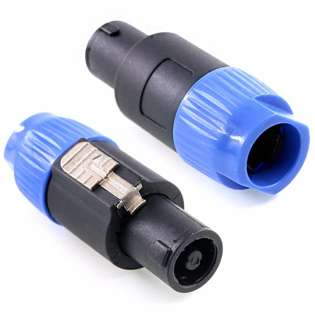 Neutrik Speakon NL4FC NL4FX NLT4X NL2FC NA4LJ Lot de 8 prises Verrouillage rotatif 4 pôles ronds