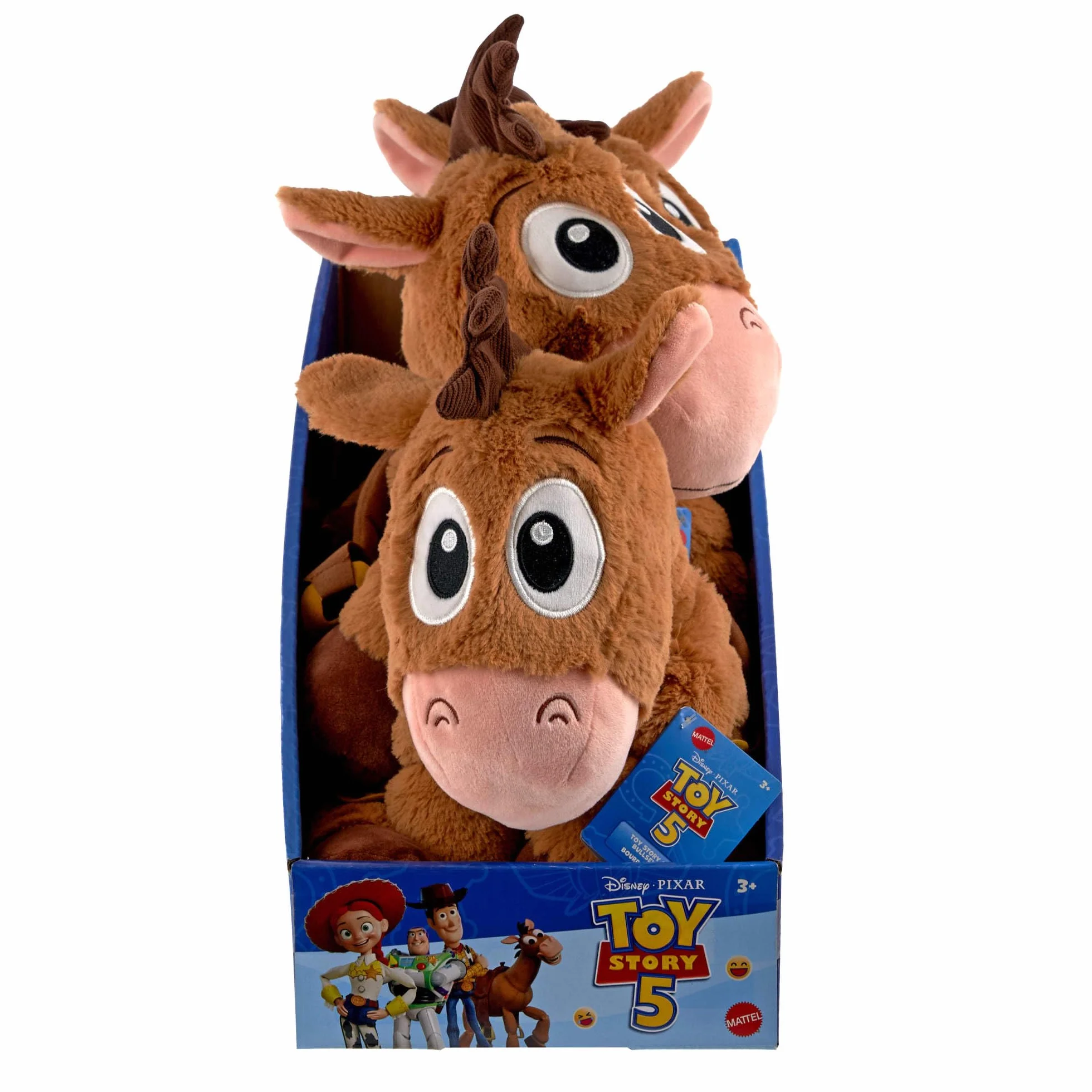 Mattel Disney Pixar Toy Story 5 Pile-Poil Peluche Lestée, Animal Souple avec Billes de Lest, JMJ34